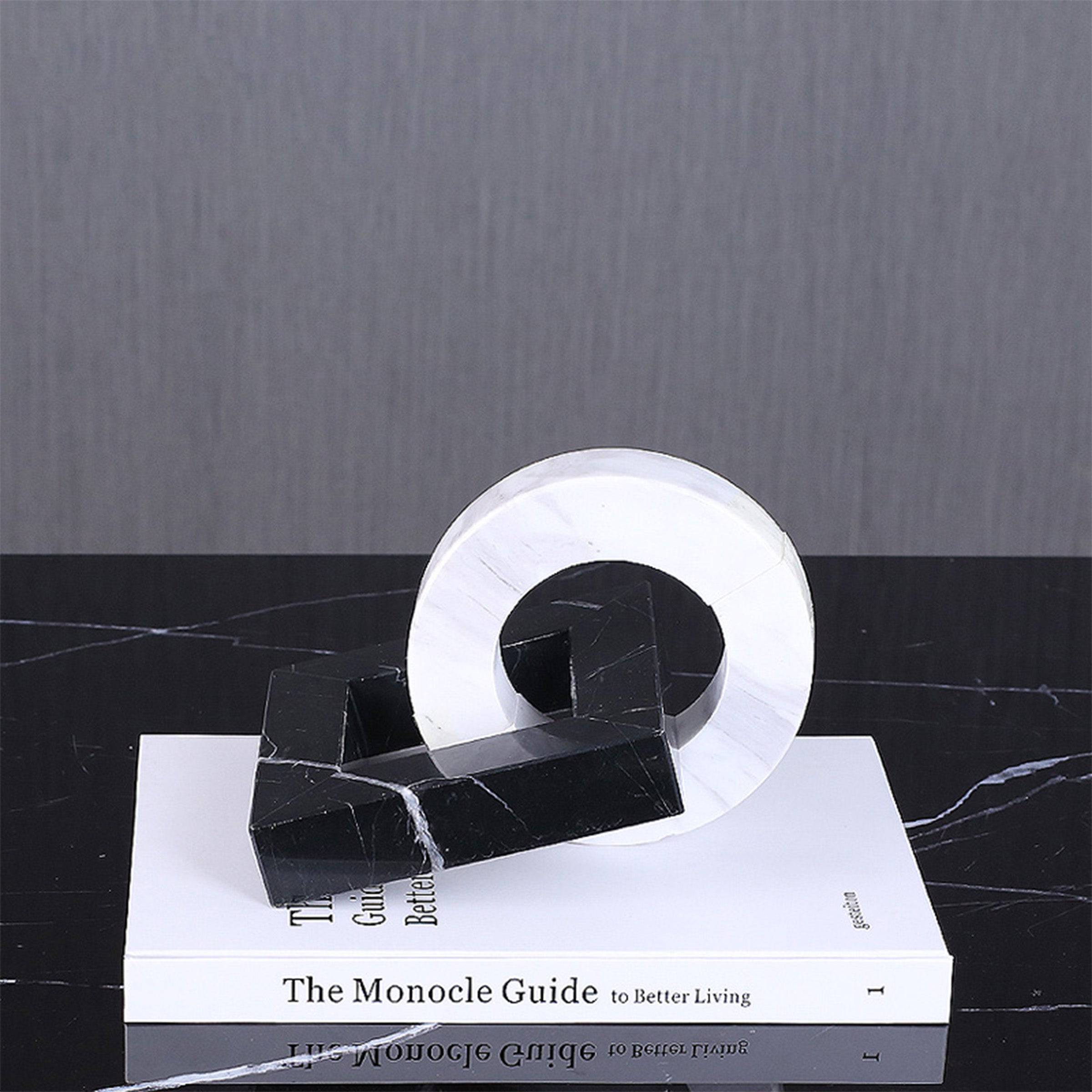 Marble Abstract Décor Fb-T2007 -  Home Decor Figurines - ebarza Furniture UAE | Shop Modern Furniture in Abu Dhabi & Dubai - مفروشات ايبازرا في الامارات | تسوق اثاث عصري وديكورات مميزة في دبي وابوظبي