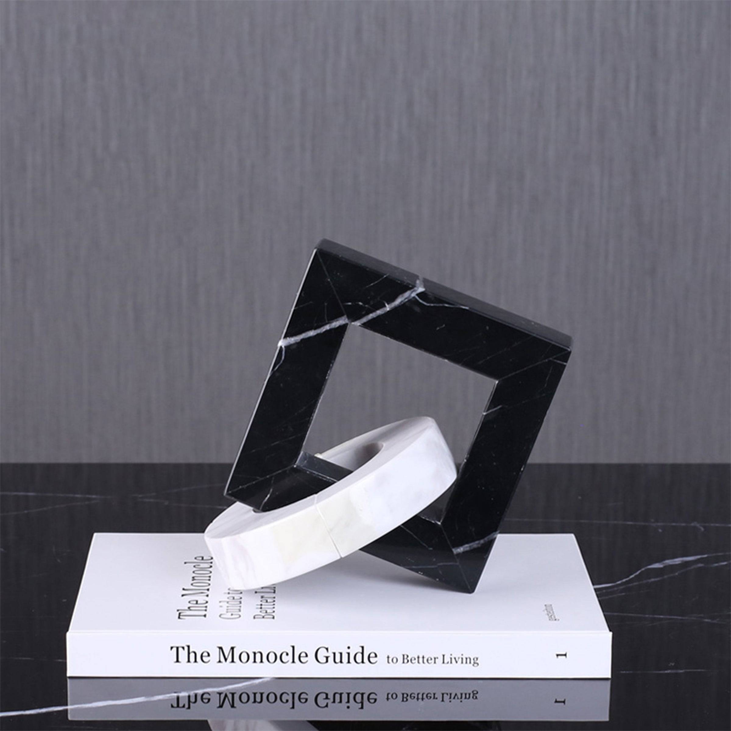 Marble Abstract Décor Fb-T2007 -  Home Decor Figurines - ebarza Furniture UAE | Shop Modern Furniture in Abu Dhabi & Dubai - مفروشات ايبازرا في الامارات | تسوق اثاث عصري وديكورات مميزة في دبي وابوظبي