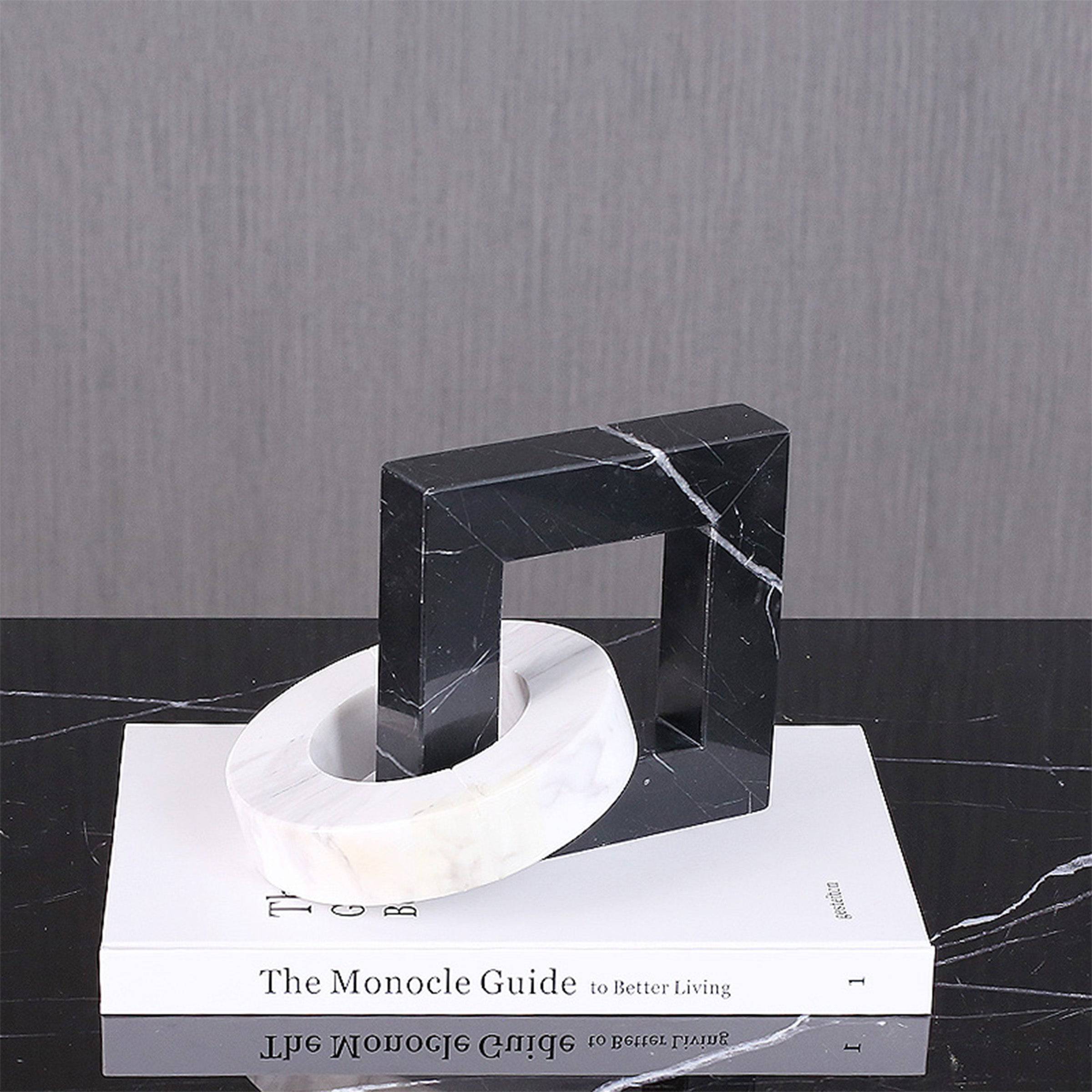 Marble Abstract Décor Fb-T2007 -  Home Decor Figurines - ebarza Furniture UAE | Shop Modern Furniture in Abu Dhabi & Dubai - مفروشات ايبازرا في الامارات | تسوق اثاث عصري وديكورات مميزة في دبي وابوظبي