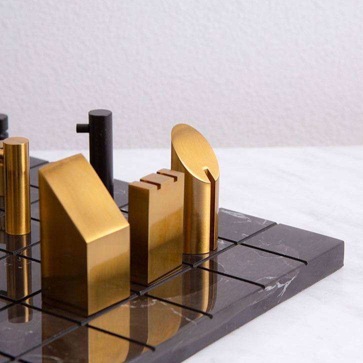 Marble Chess Fc-T2008 -  Home Decor Figurines - ebarza Furniture UAE | Shop Modern Furniture in Abu Dhabi & Dubai - مفروشات ايبازرا في الامارات | تسوق اثاث عصري وديكورات مميزة في دبي وابوظبي