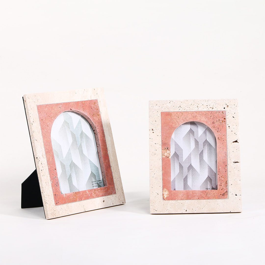 Marble Picture Frame-L - KM3004L -  Home Decor Figurines - ebarza Furniture UAE | Shop Modern Furniture in Abu Dhabi & Dubai - مفروشات ايبازرا في الامارات | تسوق اثاث عصري وديكورات مميزة في دبي وابوظبي