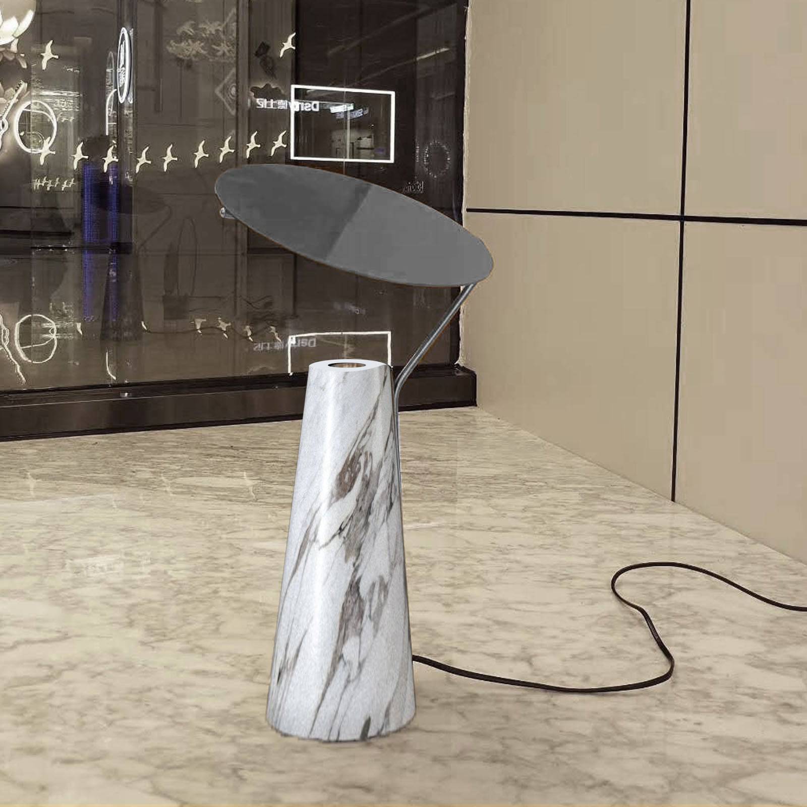Marble Table Lamp Cy-New-066-W -  Desk\table Lamps - ebarza Furniture UAE | Shop Modern Furniture in Abu Dhabi & Dubai - مفروشات ايبازرا في الامارات | تسوق اثاث عصري وديكورات مميزة في دبي وابوظبي