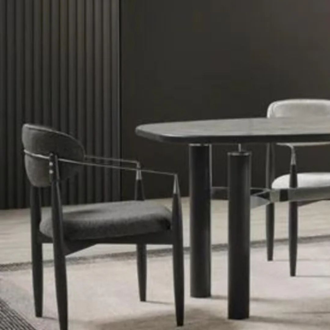 Matera dining chair MT-DC001 -  Chairs - ebarza Furniture UAE | Shop Modern Furniture in Abu Dhabi & Dubai - مفروشات ايبازرا في الامارات | تسوق اثاث عصري وديكورات مميزة في دبي وابوظبي