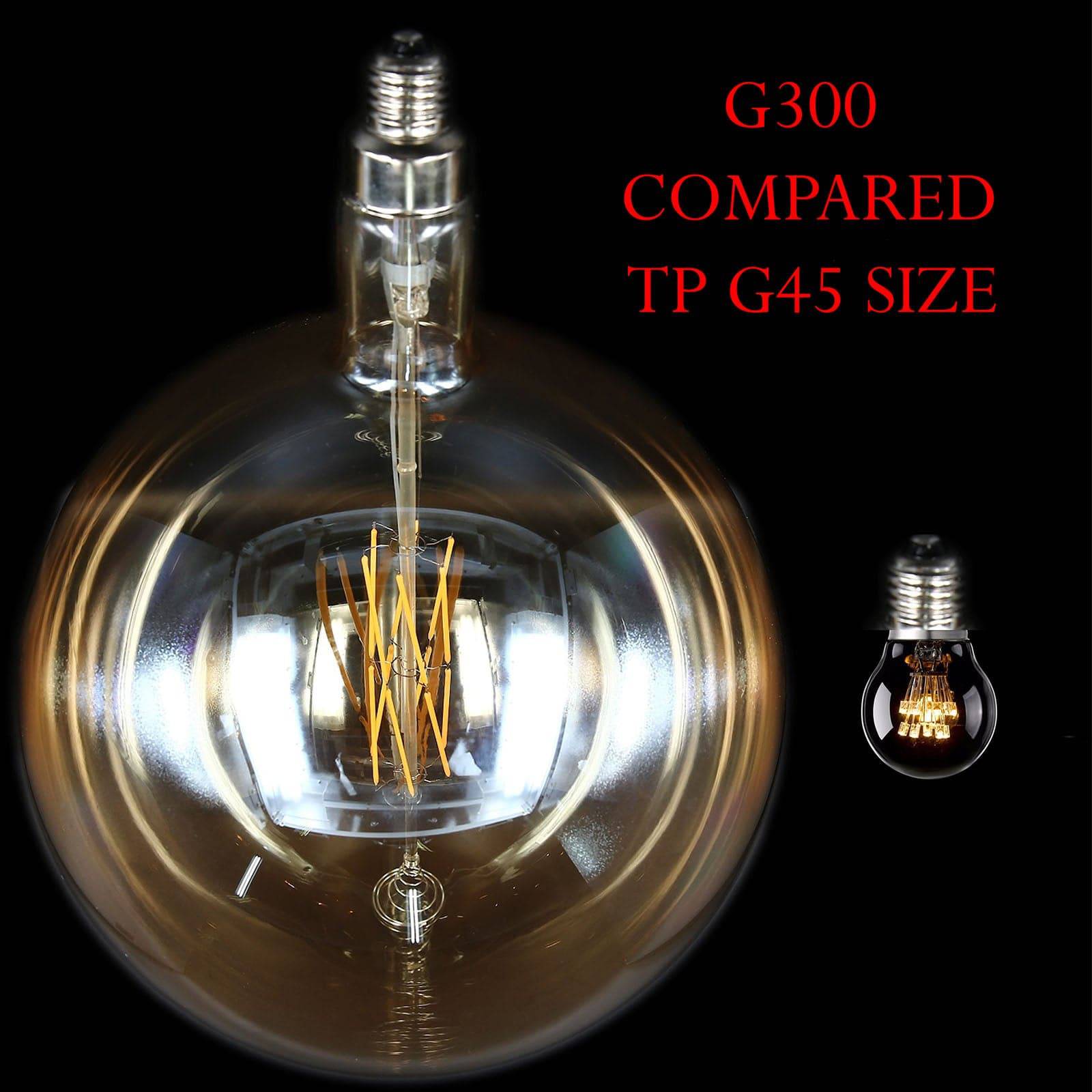 Mega E27 Vintage Bulb G300 -  Bulbs - ebarza Furniture UAE | Shop Modern Furniture in Abu Dhabi & Dubai - مفروشات ايبازرا في الامارات | تسوق اثاث عصري وديكورات مميزة في دبي وابوظبي