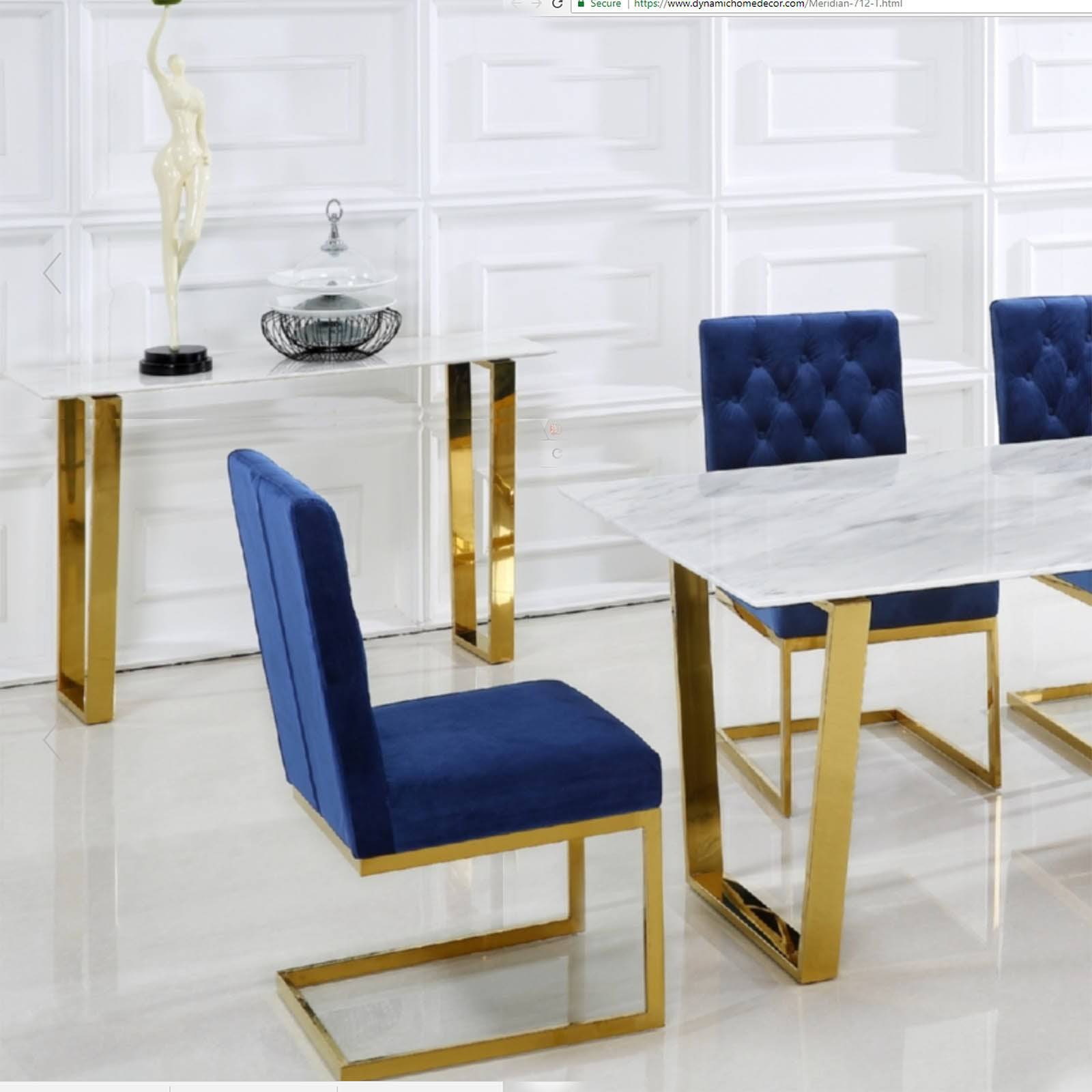 Messina Dining Table  Tg-152 -  Dining Tables - ebarza Furniture UAE | Shop Modern Furniture in Abu Dhabi & Dubai - مفروشات ايبازرا في الامارات | تسوق اثاث عصري وديكورات مميزة في دبي وابوظبي