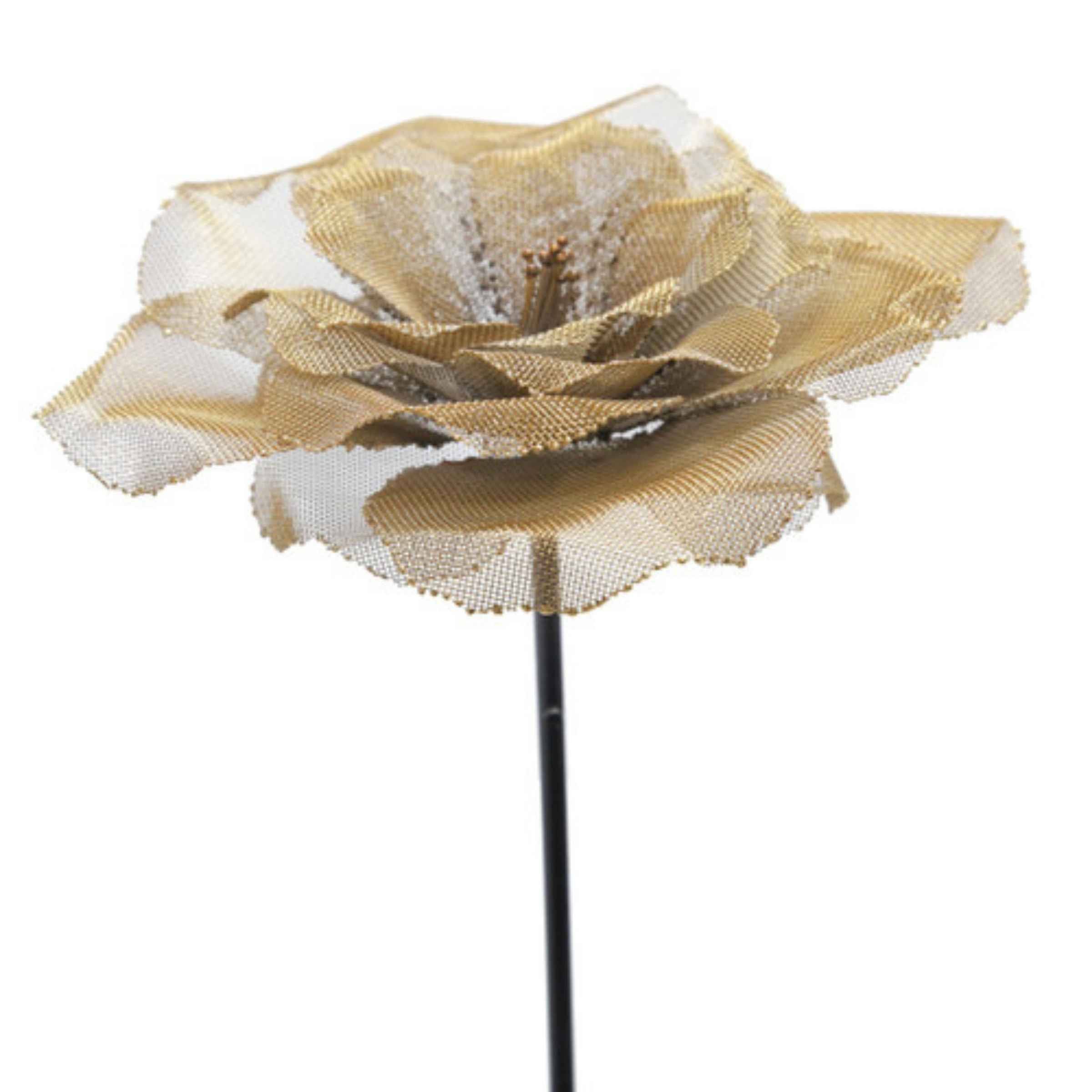 Metal Flower Decor 60 Cm - Gold 15422-01 -  Home Decor Figurines - ebarza Furniture UAE | Shop Modern Furniture in Abu Dhabi & Dubai - مفروشات ايبازرا في الامارات | تسوق اثاث عصري وديكورات مميزة في دبي وابوظبي