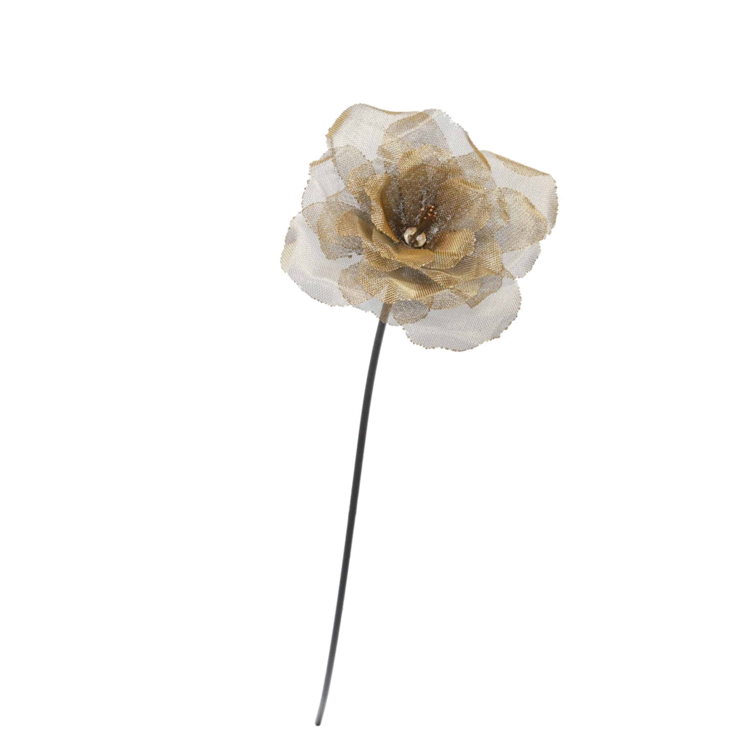 Metal Flower Decor 60 Cm - Gold 15422-01 -  Home Decor Figurines - ebarza Furniture UAE | Shop Modern Furniture in Abu Dhabi & Dubai - مفروشات ايبازرا في الامارات | تسوق اثاث عصري وديكورات مميزة في دبي وابوظبي