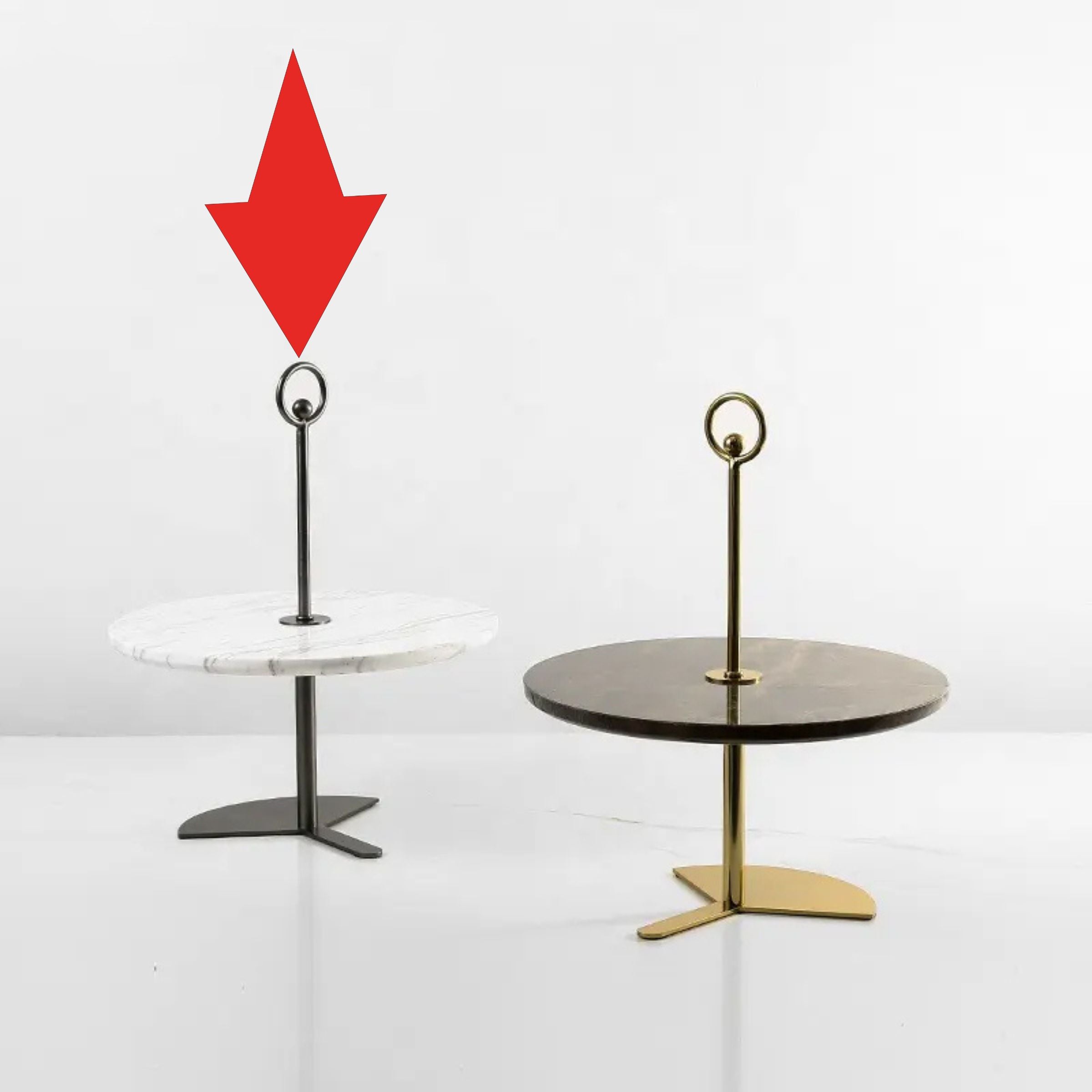 Metal & Marble Dessert Stand Fc-W2126A -  Delight Plates - ebarza Furniture UAE | Shop Modern Furniture in Abu Dhabi & Dubai - مفروشات ايبازرا في الامارات | تسوق اثاث عصري وديكورات مميزة في دبي وابوظبي