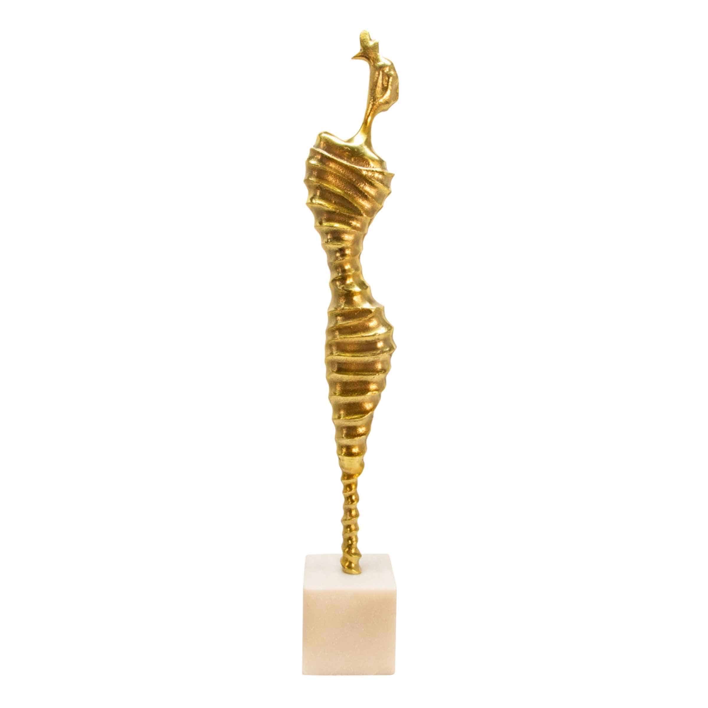 Metal Modern Female Mummy Decor 68 Cm - Gold 15575-01 -  Home Decor Figurines - ebarza Furniture UAE | Shop Modern Furniture in Abu Dhabi & Dubai - مفروشات ايبازرا في الامارات | تسوق اثاث عصري وديكورات مميزة في دبي وابوظبي