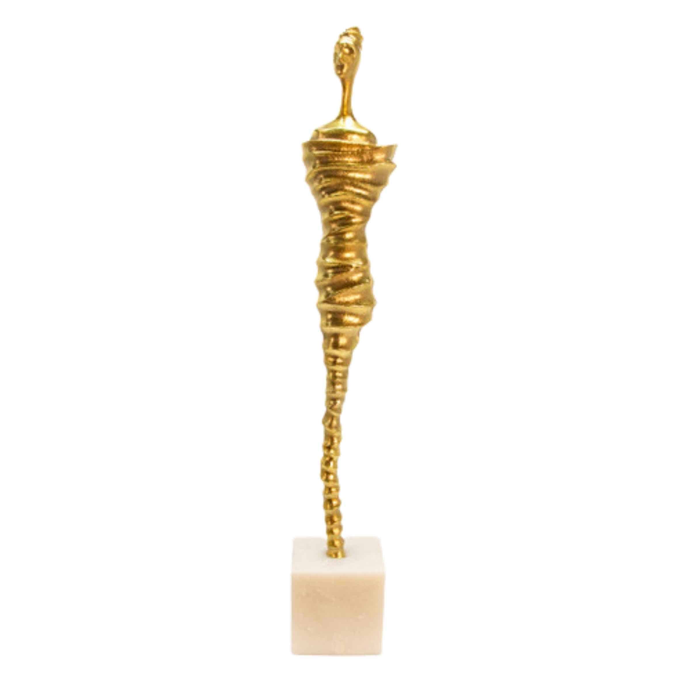 Metal Modern Male Mummy Décor 68  Cm - Gold 15575-02 -  Home Decor Figurines - ebarza Furniture UAE | Shop Modern Furniture in Abu Dhabi & Dubai - مفروشات ايبازرا في الامارات | تسوق اثاث عصري وديكورات مميزة في دبي وابوظبي