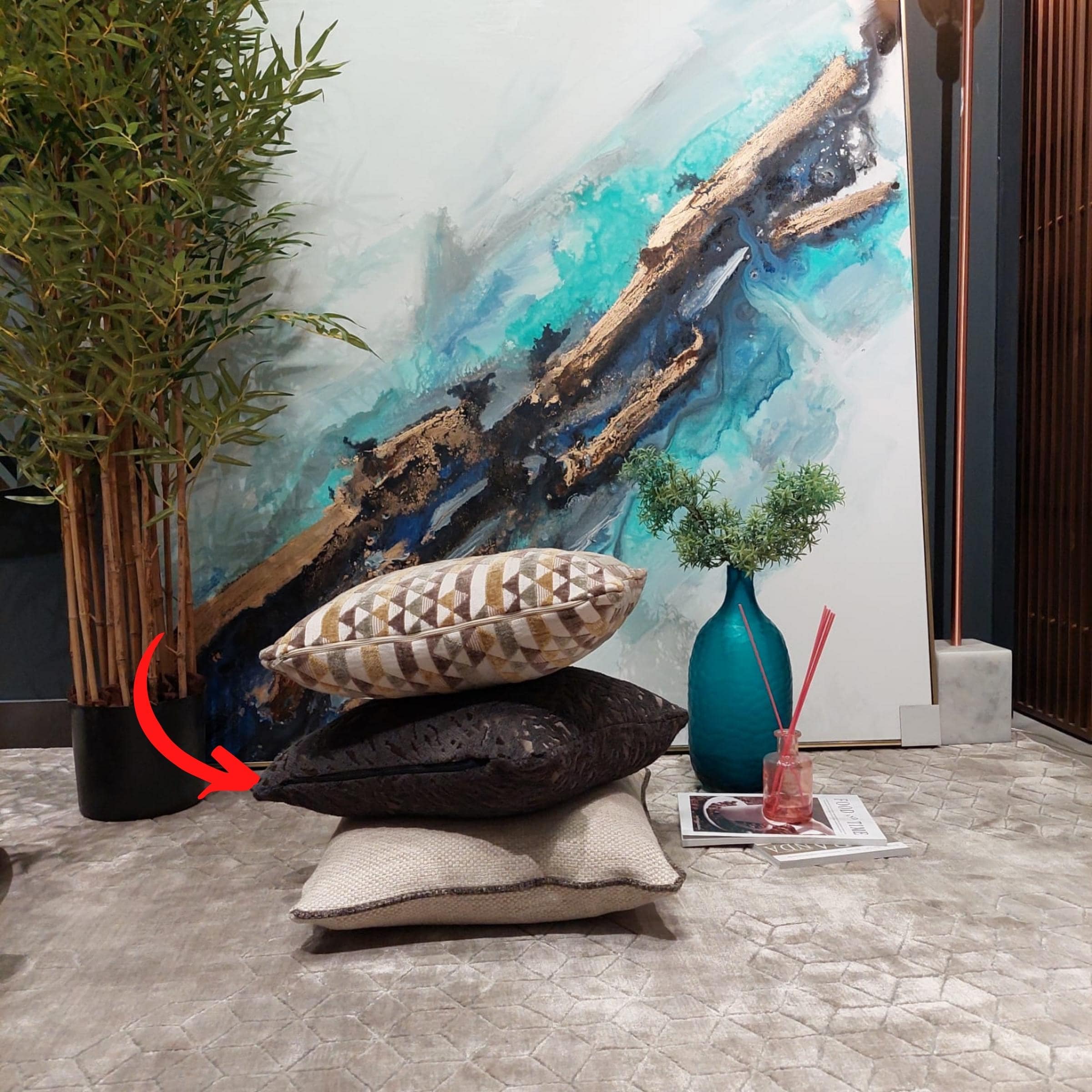 Meysa Cushion Cover 45X45 Cm Meysa-1220-201 -  Cushions - ebarza Furniture UAE | Shop Modern Furniture in Abu Dhabi & Dubai - مفروشات ايبازرا في الامارات | تسوق اثاث عصري وديكورات مميزة في دبي وابوظبي