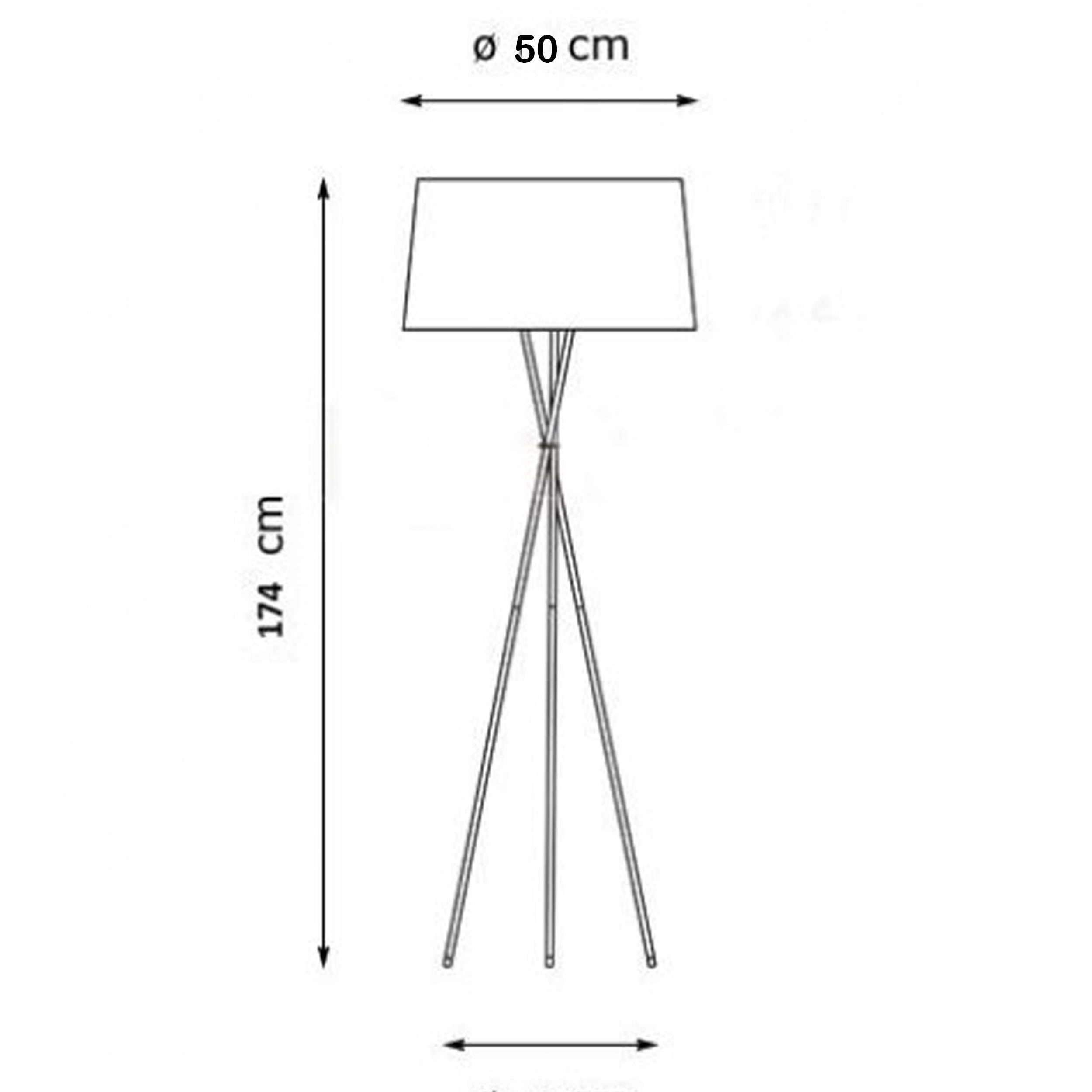 Mid Century Floor Lamp Cy-Ltd-100-Rg / 047 -  Floor Lamps - ebarza Furniture UAE | Shop Modern Furniture in Abu Dhabi & Dubai - مفروشات ايبازرا في الامارات | تسوق اثاث عصري وديكورات مميزة في دبي وابوظبي