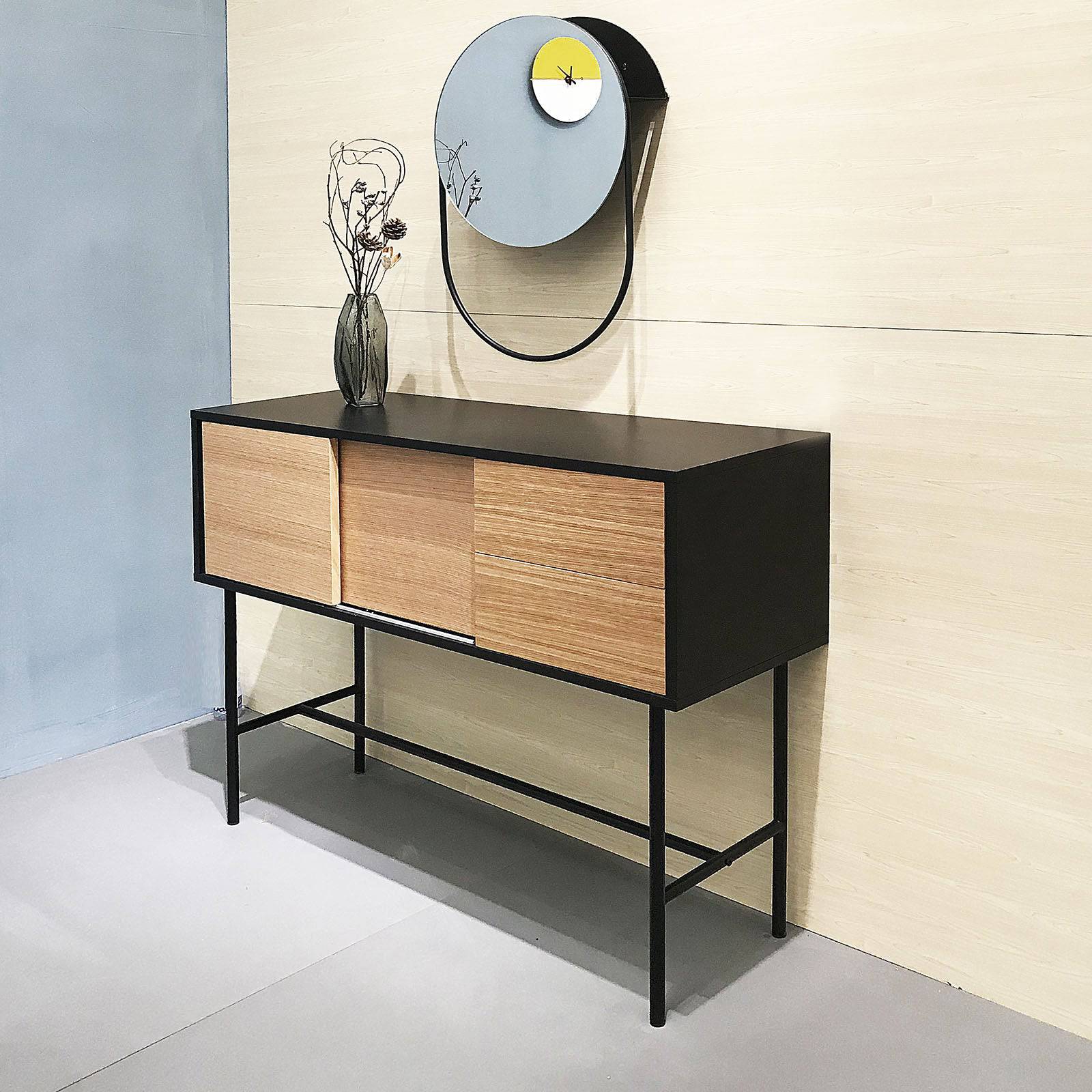 Mid Century French Style Mirror  Ch-037 -  Mirrors - ebarza Furniture UAE | Shop Modern Furniture in Abu Dhabi & Dubai - مفروشات ايبازرا في الامارات | تسوق اثاث عصري وديكورات مميزة في دبي وابوظبي