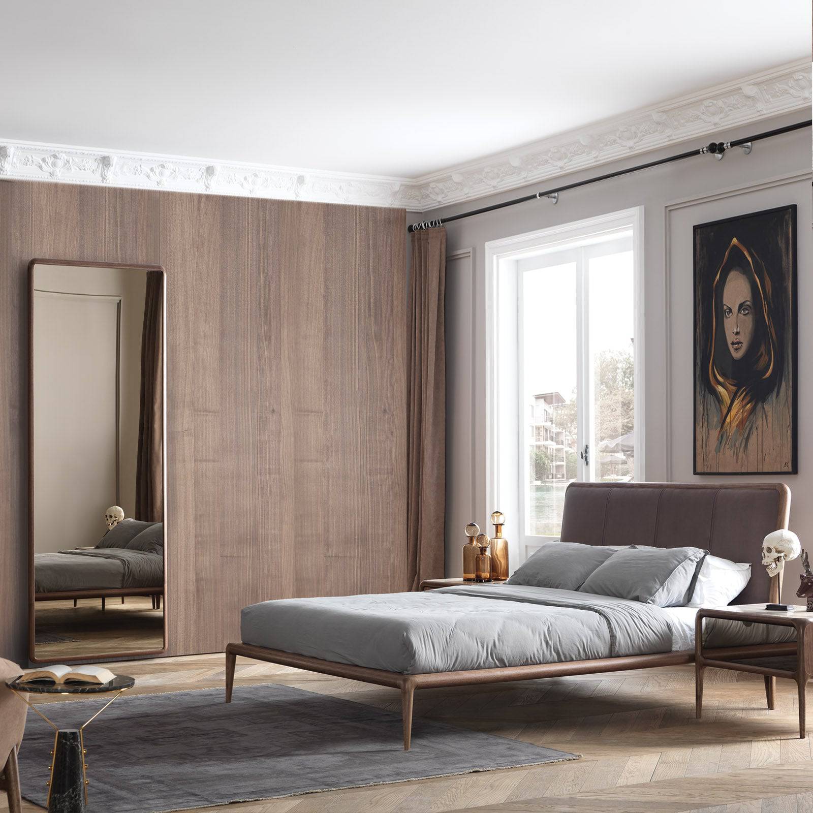 Mid Century Icon Mirror Icon-Mirror02 -  Mirrors - ebarza Furniture UAE | Shop Modern Furniture in Abu Dhabi & Dubai - مفروشات ايبازرا في الامارات | تسوق اثاث عصري وديكورات مميزة في دبي وابوظبي