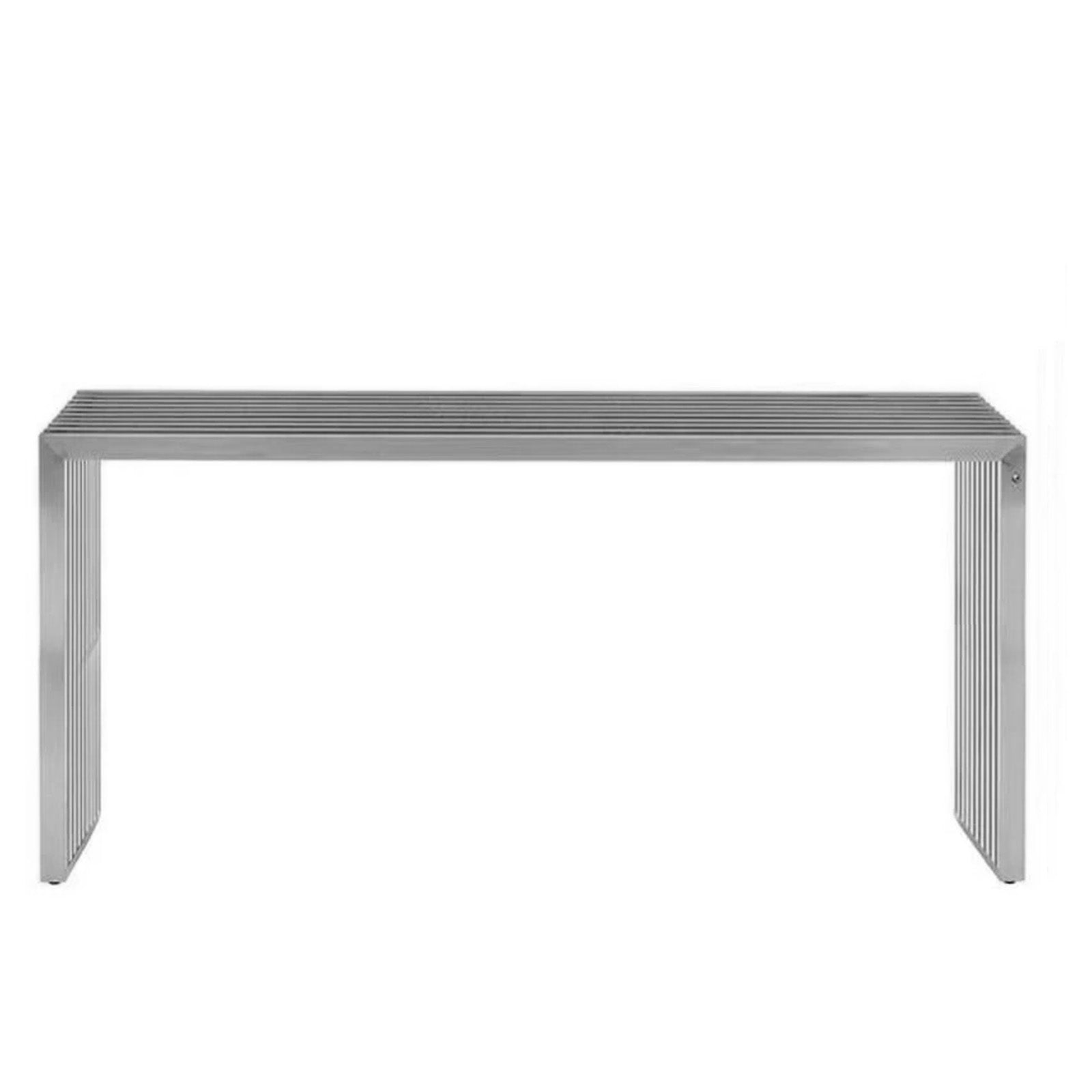 Mid Century Stainless Console  Psh-48-C-Con -  Consoles - ebarza Furniture UAE | Shop Modern Furniture in Abu Dhabi & Dubai - مفروشات ايبازرا في الامارات | تسوق اثاث عصري وديكورات مميزة في دبي وابوظبي