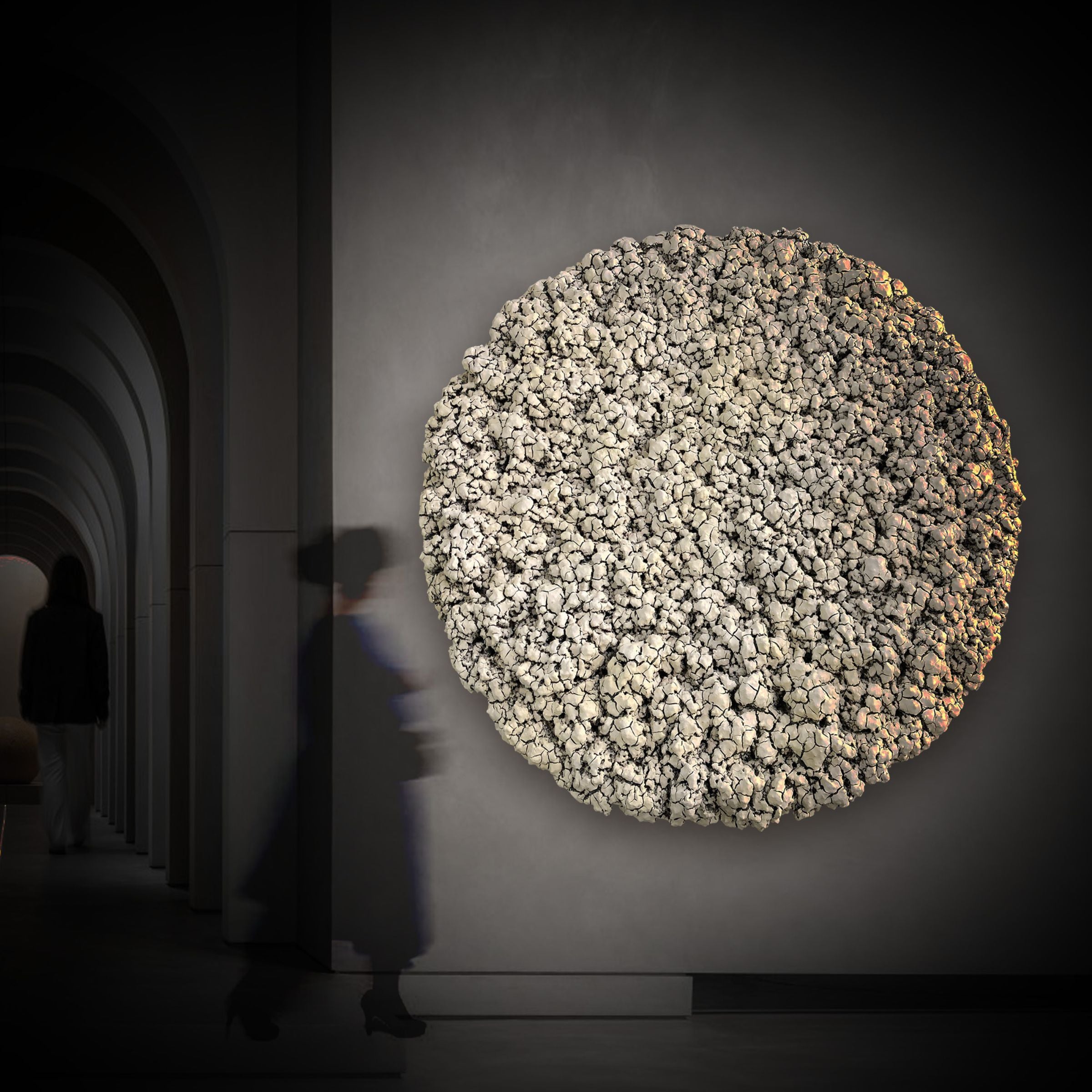 Scandinavian Flair Artwork Diameter 100CM 2309D0009 -  Artwork - ebarza Furniture UAE | Shop Modern Furniture in Abu Dhabi & Dubai - مفروشات ايبازرا في الامارات | تسوق اثاث عصري وديكورات مميزة في دبي وابوظبي