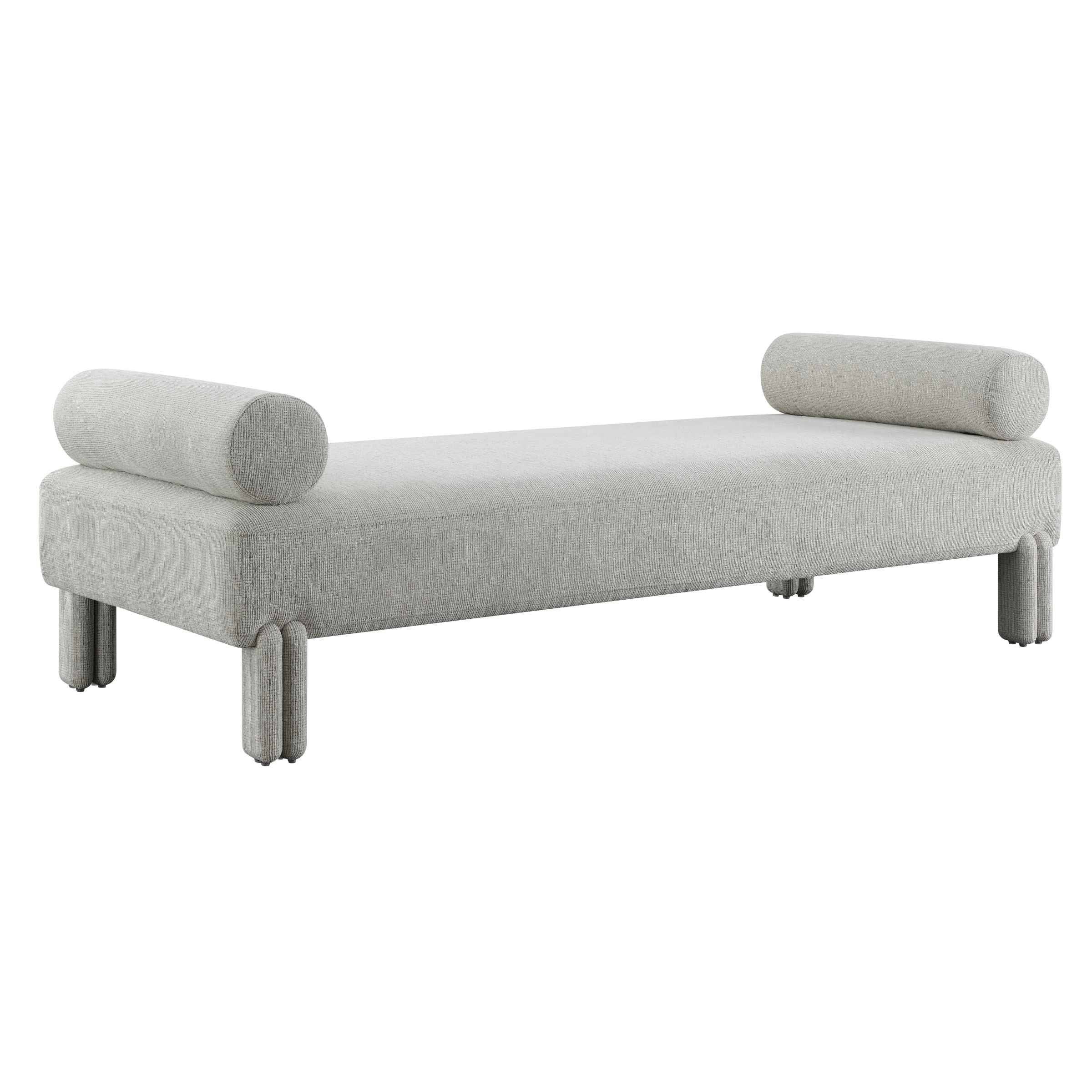 Modern Chaise Lounge - Ivory 17042-02 -  Sofas - ebarza Furniture UAE | Shop Modern Furniture in Abu Dhabi & Dubai - مفروشات ايبازرا في الامارات | تسوق اثاث عصري وديكورات مميزة في دبي وابوظبي