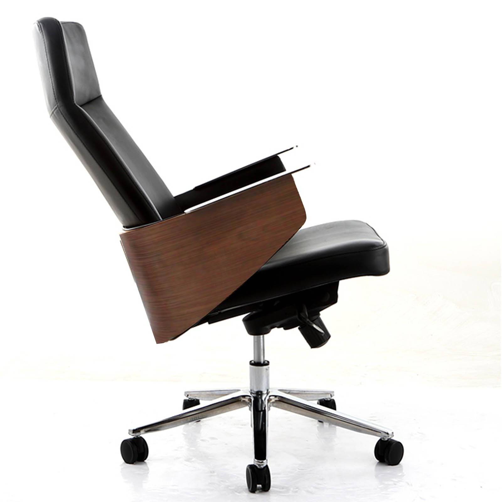 Modern Manager Office Chair Genuine Leather 90622 -  Office Chairs - ebarza Furniture UAE | Shop Modern Furniture in Abu Dhabi & Dubai - مفروشات ايبازرا في الامارات | تسوق اثاث عصري وديكورات مميزة في دبي وابوظبي