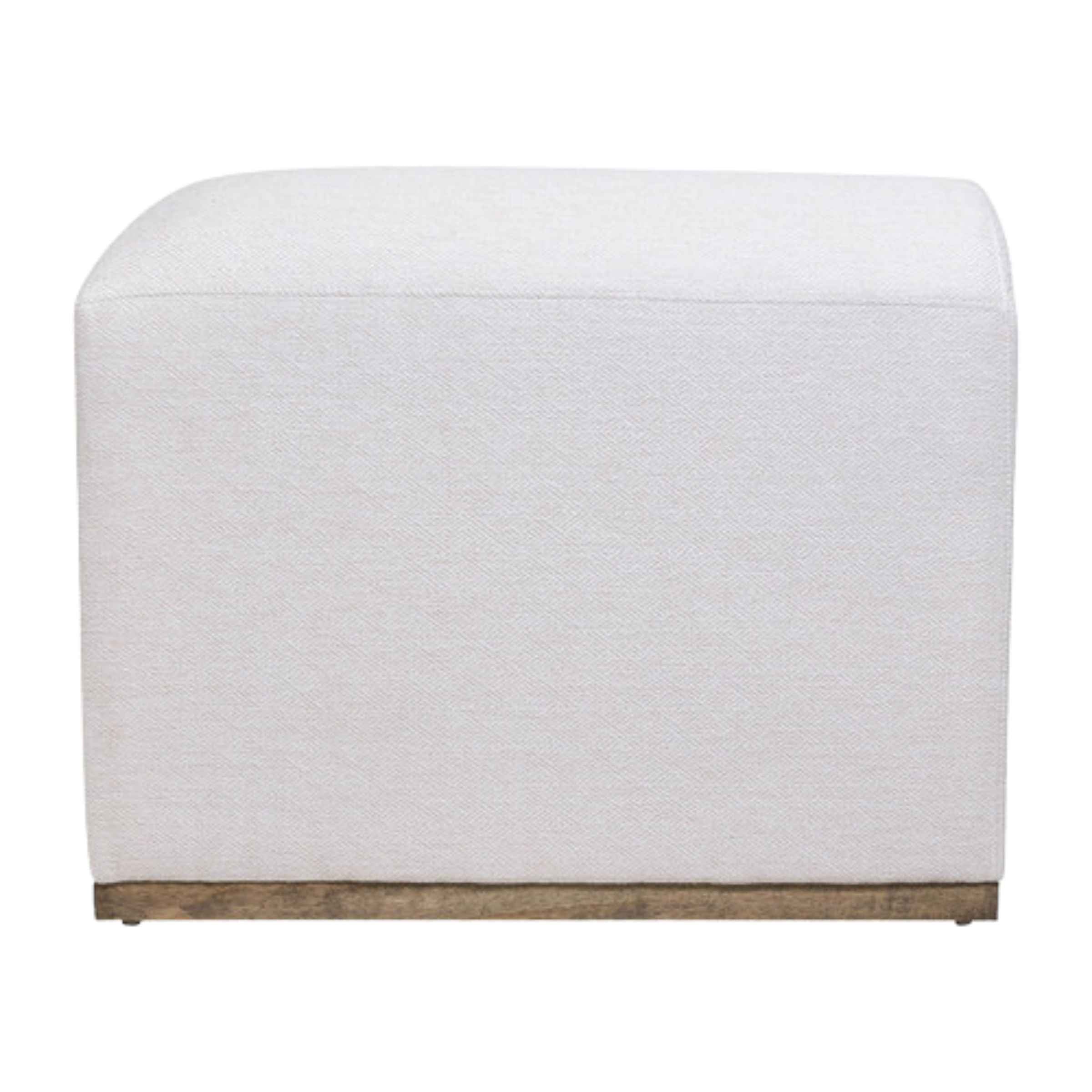 Modern Sofa With Black Oak Base - Ivory 17045-04 -  Sofas - ebarza Furniture UAE | Shop Modern Furniture in Abu Dhabi & Dubai - مفروشات ايبازرا في الامارات | تسوق اثاث عصري وديكورات مميزة في دبي وابوظبي
