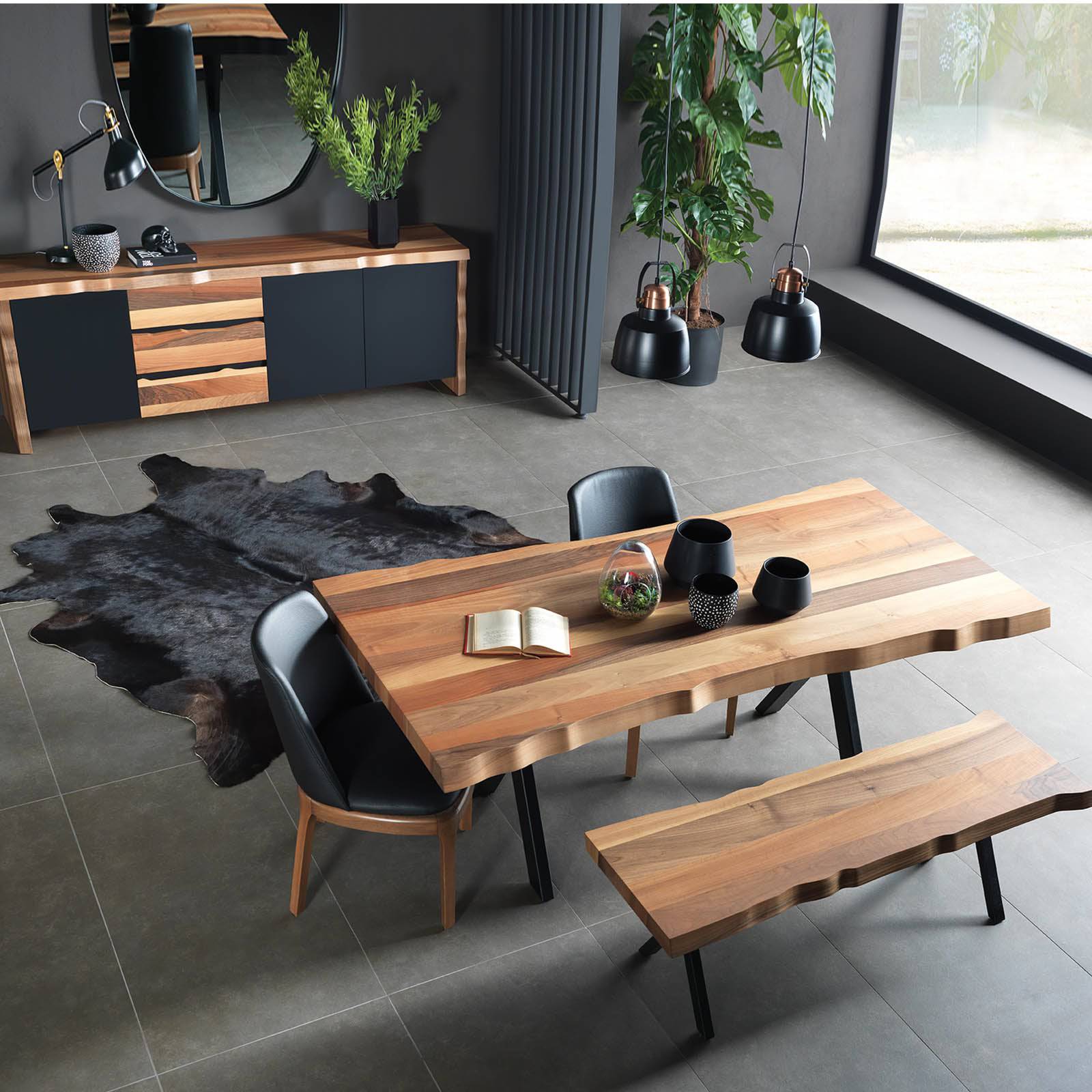Monaco Natura Dining Table Nat-Table -  Dining Tables - ebarza Furniture UAE | Shop Modern Furniture in Abu Dhabi & Dubai - مفروشات ايبازرا في الامارات | تسوق اثاث عصري وديكورات مميزة في دبي وابوظبي