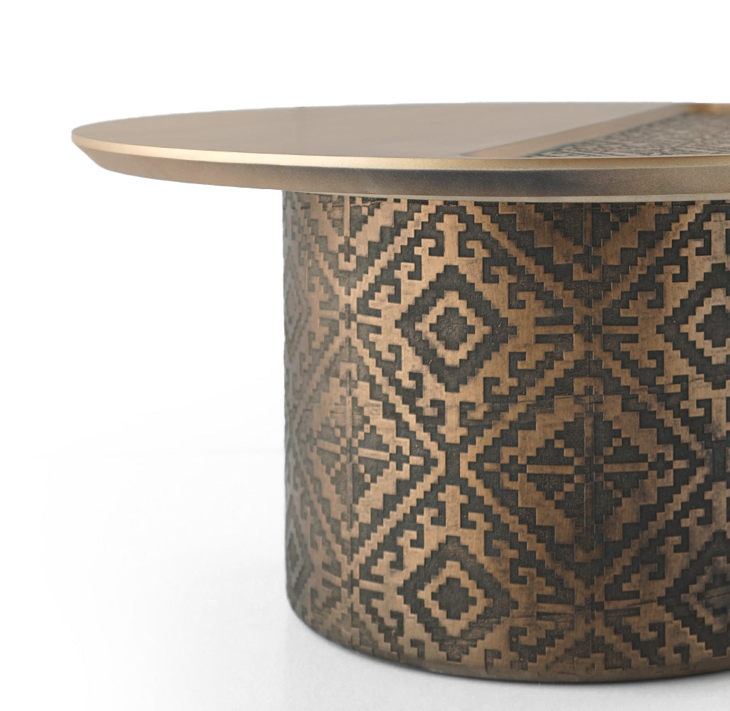 Motif Center Table Motif-001-G -  Coffee Tables - ebarza Furniture UAE | Shop Modern Furniture in Abu Dhabi & Dubai - مفروشات ايبازرا في الامارات | تسوق اثاث عصري وديكورات مميزة في دبي وابوظبي