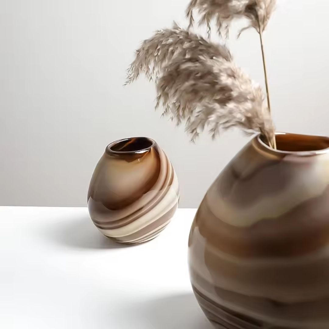 Multicolor Ring Vase-B FB-E23028B -  Vases - ebarza Furniture UAE | Shop Modern Furniture in Abu Dhabi & Dubai - مفروشات ايبازرا في الامارات | تسوق اثاث عصري وديكورات مميزة في دبي وابوظبي