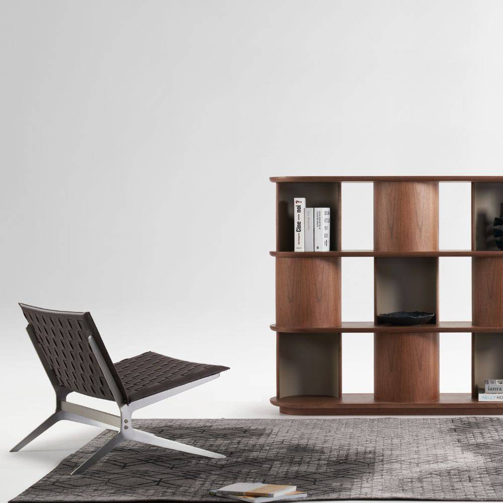 Mustang Brown Lounge Chair Lc060C -  Lounge Chairs - ebarza Furniture UAE | Shop Modern Furniture in Abu Dhabi & Dubai - مفروشات ايبازرا في الامارات | تسوق اثاث عصري وديكورات مميزة في دبي وابوظبي