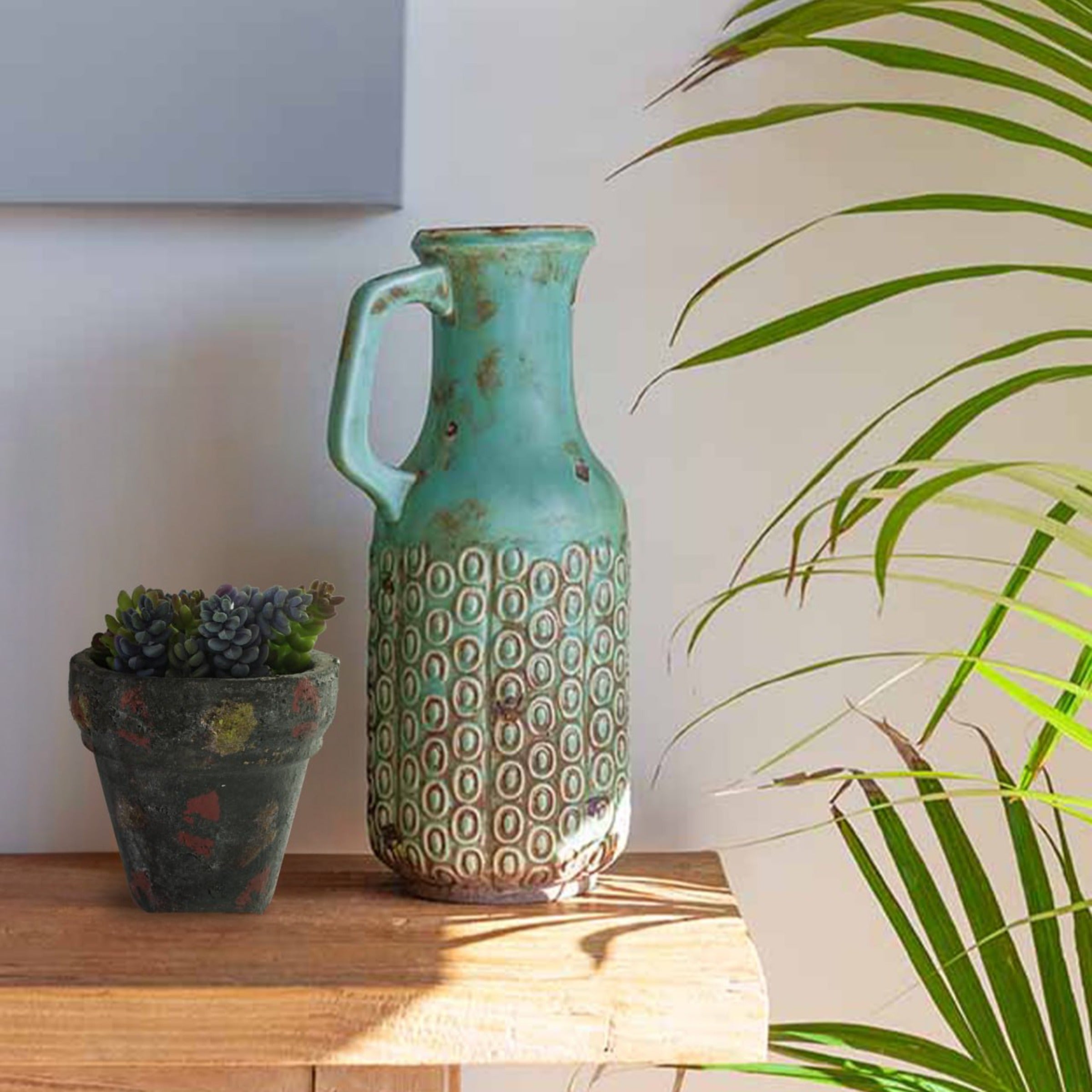 Handmade Decorative Artificial Plant N36920-PZ076 -  Plants - ebarza Furniture UAE | Shop Modern Furniture in Abu Dhabi & Dubai - مفروشات ايبازرا في الامارات | تسوق اثاث عصري وديكورات مميزة في دبي وابوظبي
