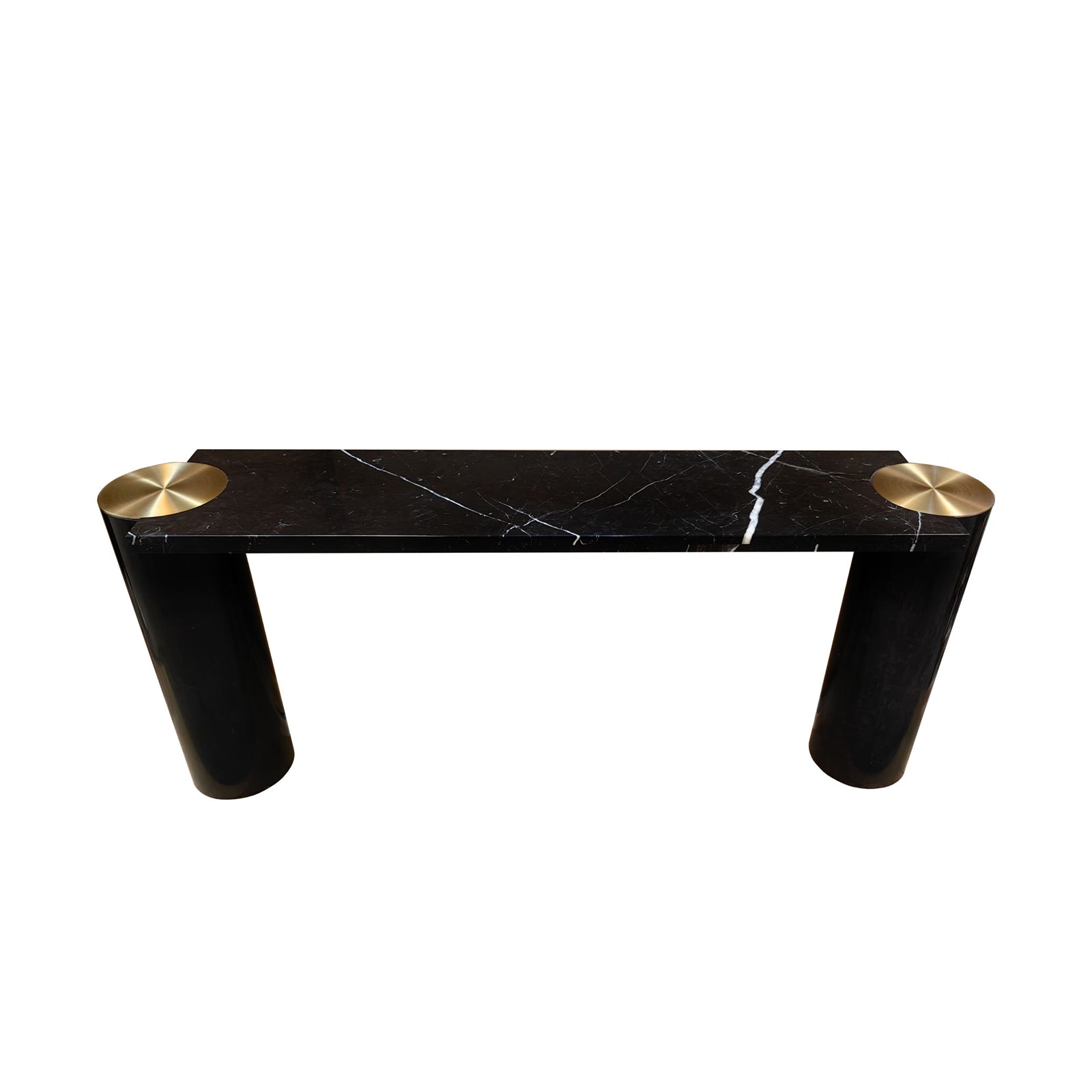Natural Marble Console 165cm Table Dz463Dt-N -  Consoles - ebarza Furniture UAE | Shop Modern Furniture in Abu Dhabi & Dubai - مفروشات ايبازرا في الامارات | تسوق اثاث عصري وديكورات مميزة في دبي وابوظبي