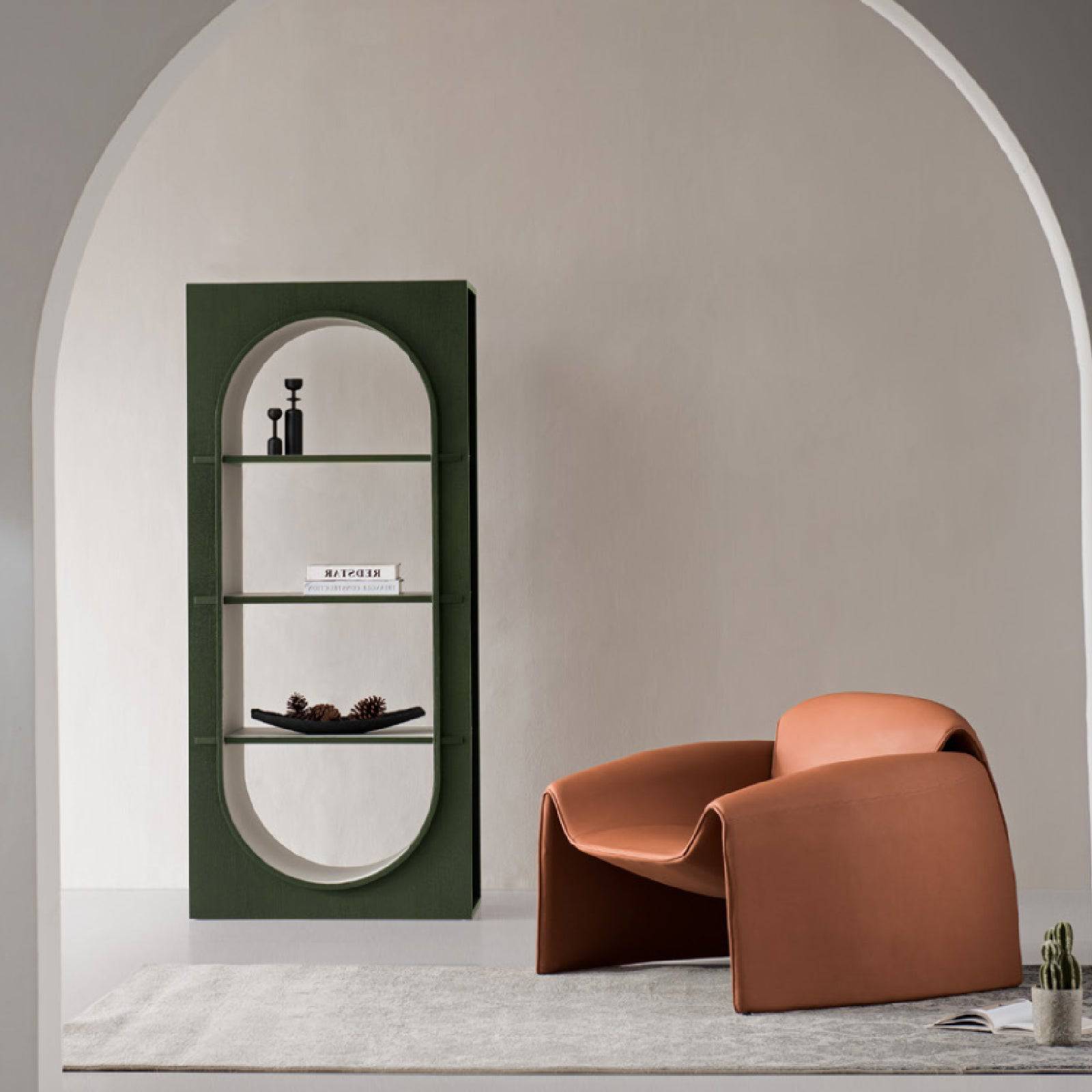 New Drancy Armchair LC056-Orange -  Armchairs - ebarza Furniture UAE | Shop Modern Furniture in Abu Dhabi & Dubai - مفروشات ايبازرا في الامارات | تسوق اثاث عصري وديكورات مميزة في دبي وابوظبي