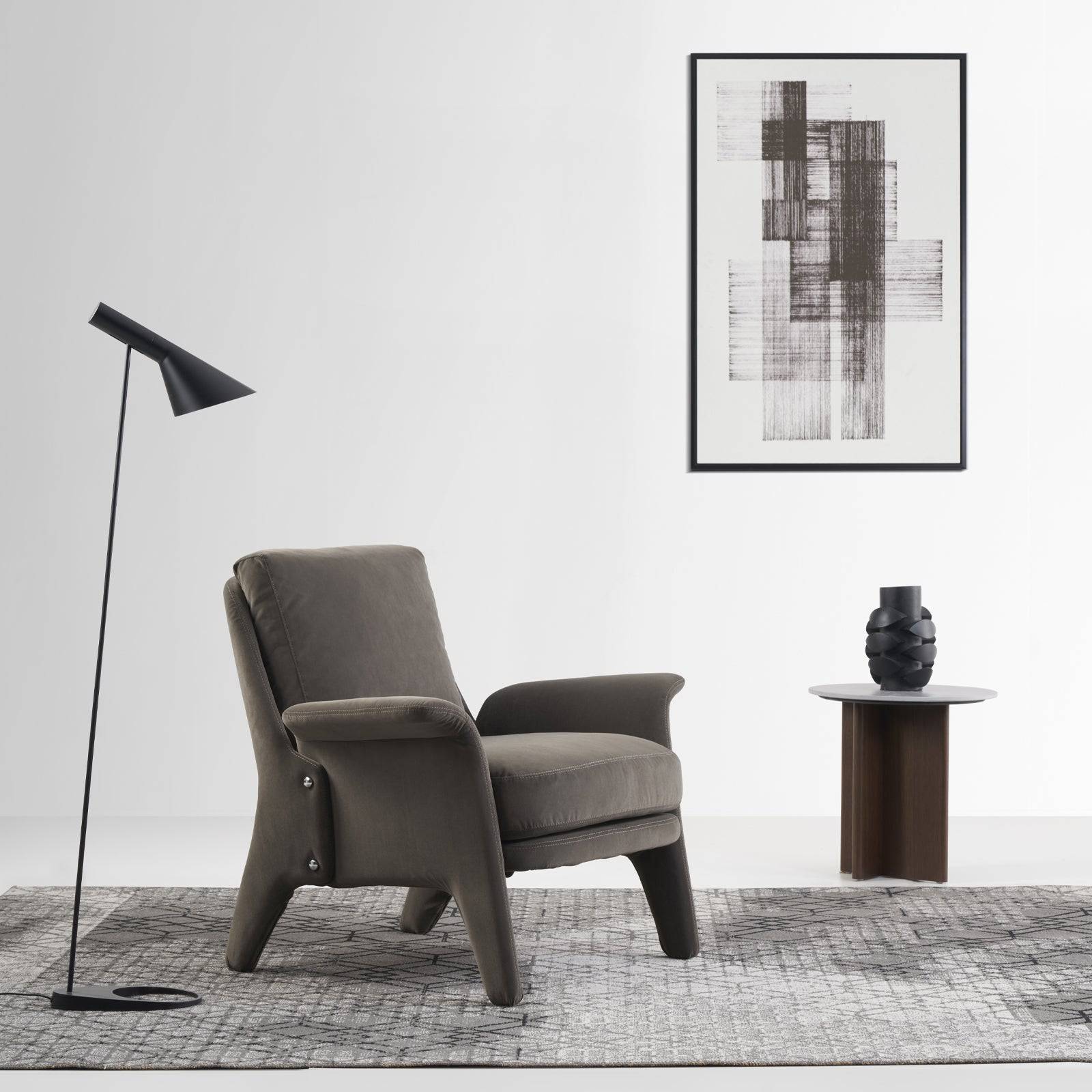 New Oslo Lounge Chair Lc065 -  Lounge Chairs - ebarza Furniture UAE | Shop Modern Furniture in Abu Dhabi & Dubai - مفروشات ايبازرا في الامارات | تسوق اثاث عصري وديكورات مميزة في دبي وابوظبي