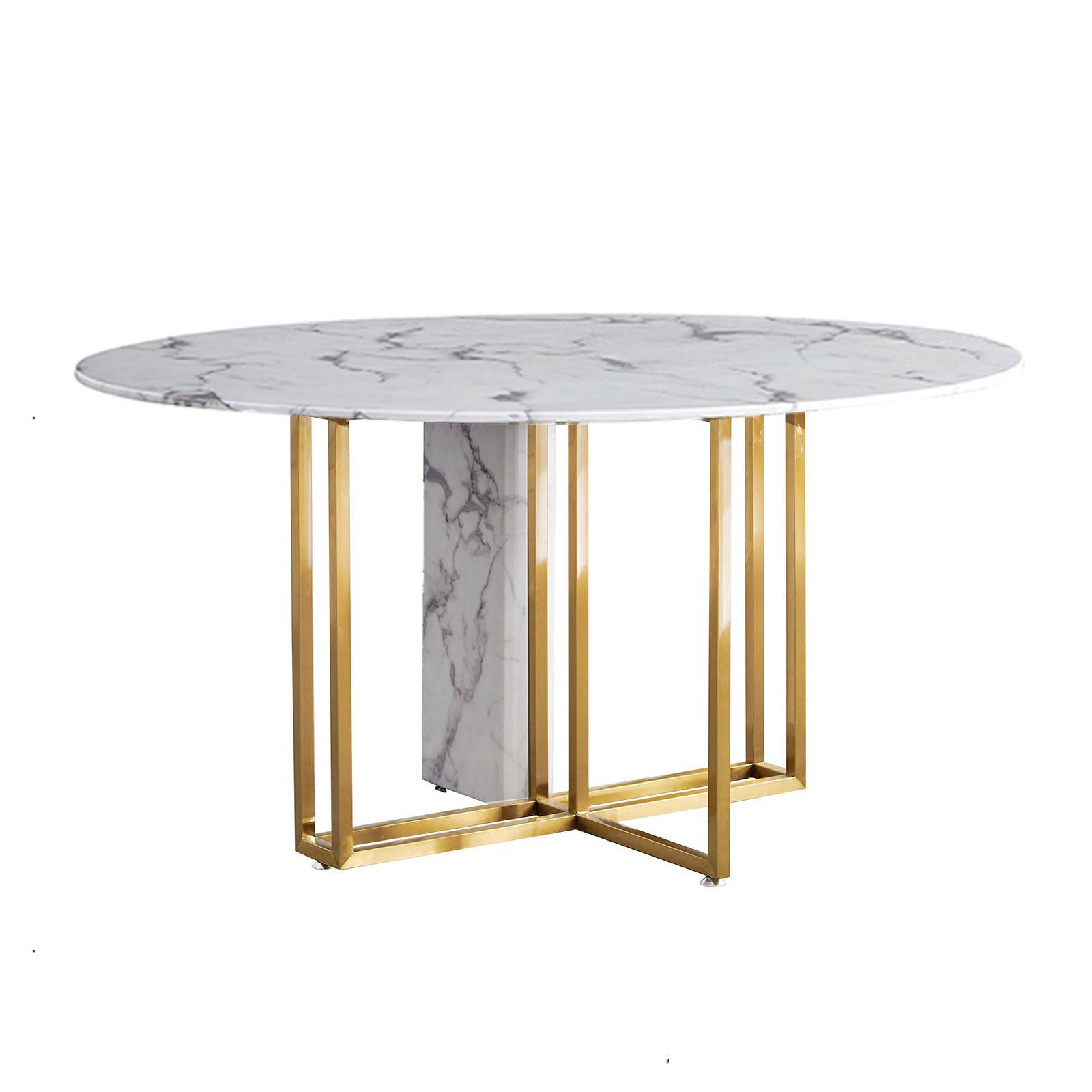 Display Item - Niort Round Dining Table  Tg-395-YAS -  DISPLAY ITEM - ebarza Furniture UAE | Shop Modern Furniture in Abu Dhabi & Dubai - مفروشات ايبازرا في الامارات | تسوق اثاث عصري وديكورات مميزة في دبي وابوظبي