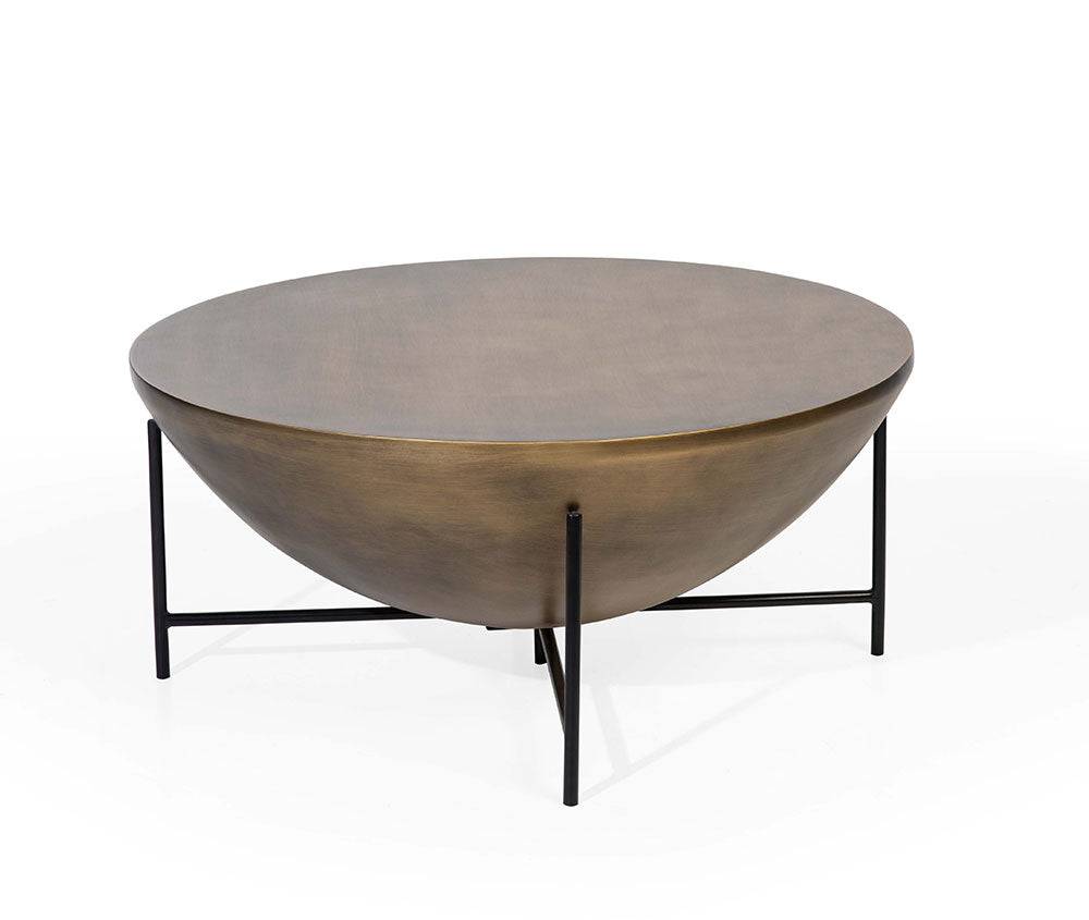 Nord Brass Coffee Table Hw-Nord19 -  Side Tables - ebarza Furniture UAE | Shop Modern Furniture in Abu Dhabi & Dubai - مفروشات ايبازرا في الامارات | تسوق اثاث عصري وديكورات مميزة في دبي وابوظبي