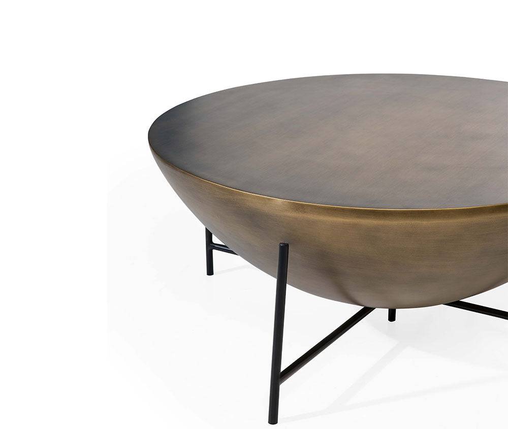 Nord Brass Coffee Table Hw-Nord19 -  Side Tables - ebarza Furniture UAE | Shop Modern Furniture in Abu Dhabi & Dubai - مفروشات ايبازرا في الامارات | تسوق اثاث عصري وديكورات مميزة في دبي وابوظبي