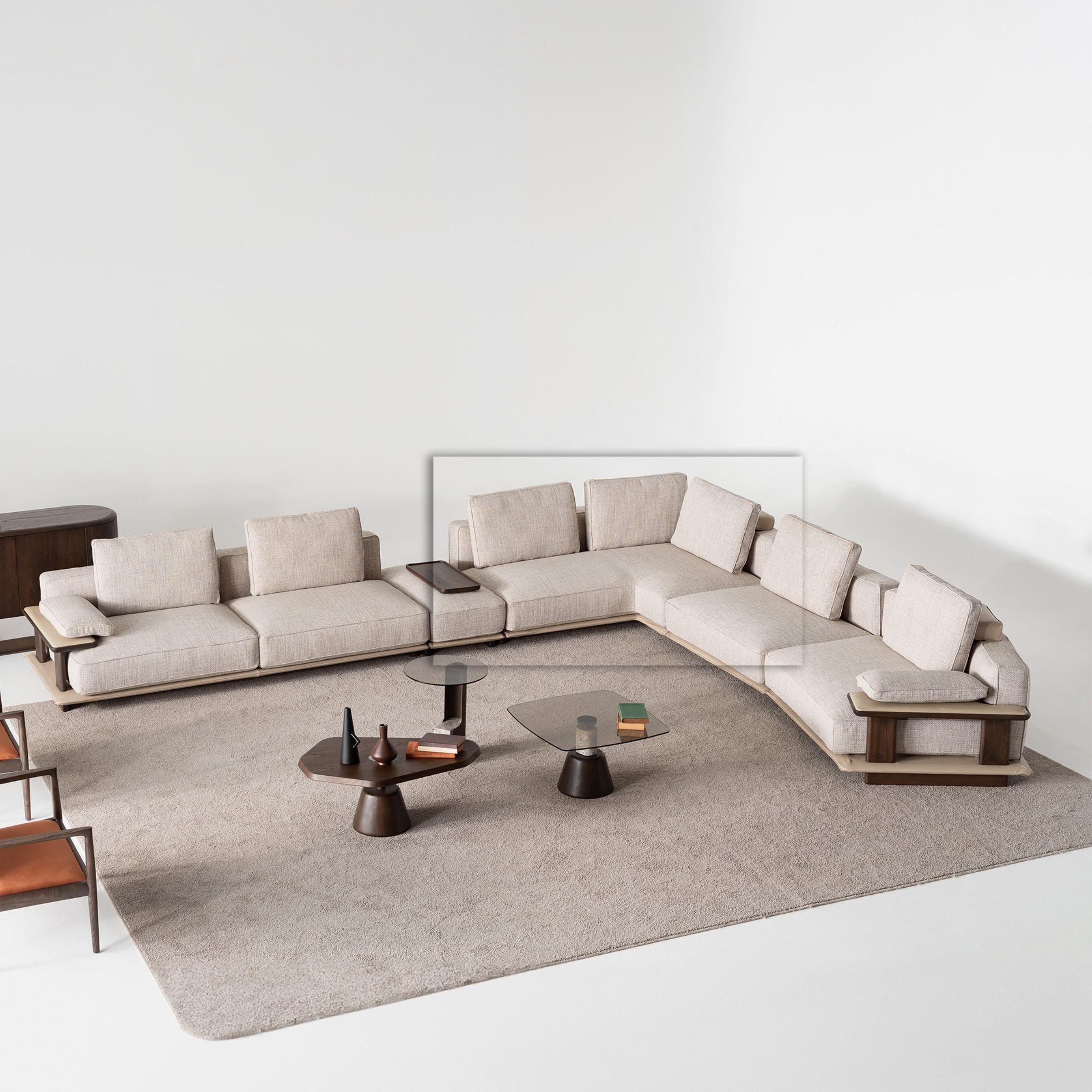 ODEON Corner 190cm MODULE for odeon sofa OD-B-004 -  Sofas - ebarza Furniture UAE | Shop Modern Furniture in Abu Dhabi & Dubai - مفروشات ايبازرا في الامارات | تسوق اثاث عصري وديكورات مميزة في دبي وابوظبي