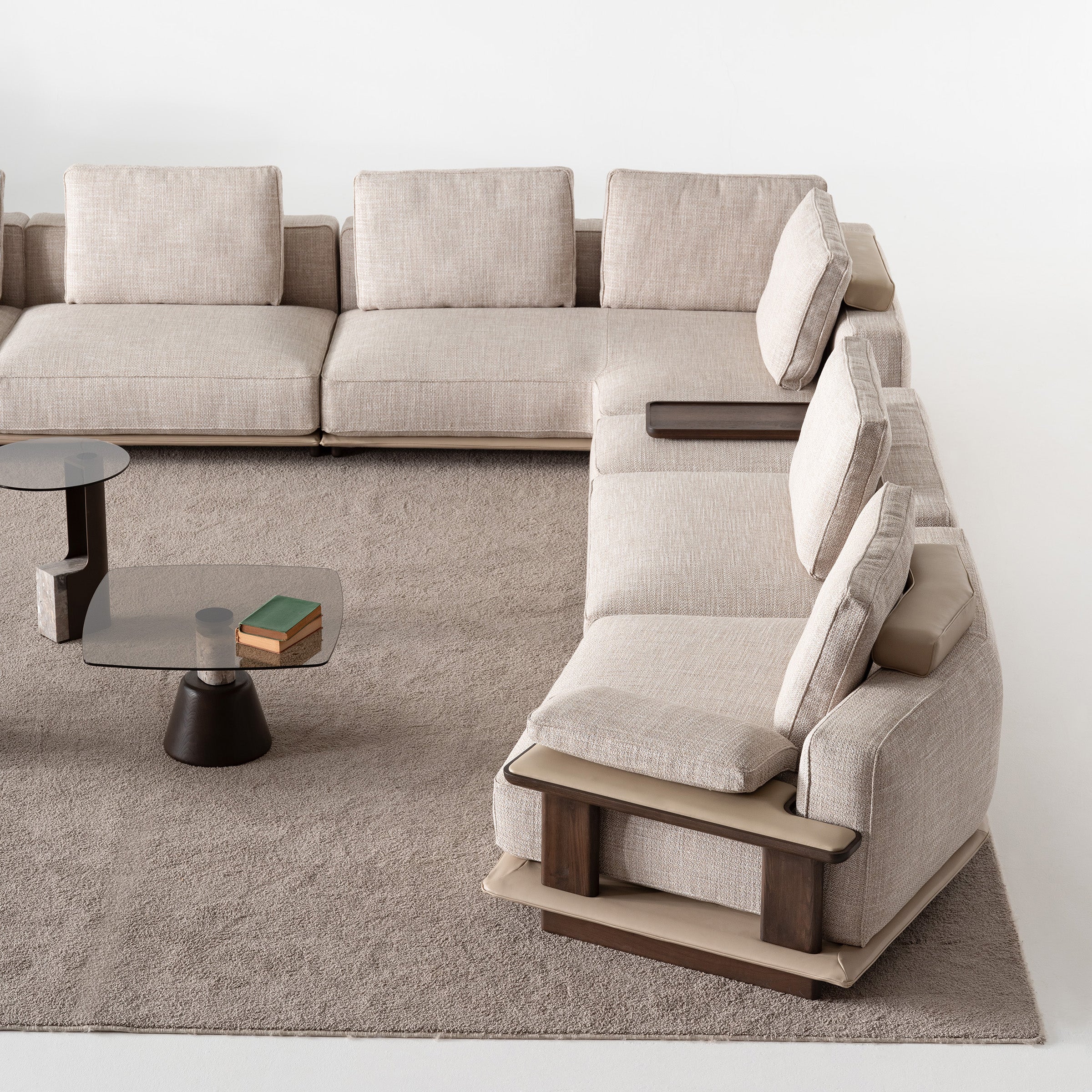 ODEON Corner 190cm MODULE for odeon sofa OD-B-004 -  Sofas - ebarza Furniture UAE | Shop Modern Furniture in Abu Dhabi & Dubai - مفروشات ايبازرا في الامارات | تسوق اثاث عصري وديكورات مميزة في دبي وابوظبي