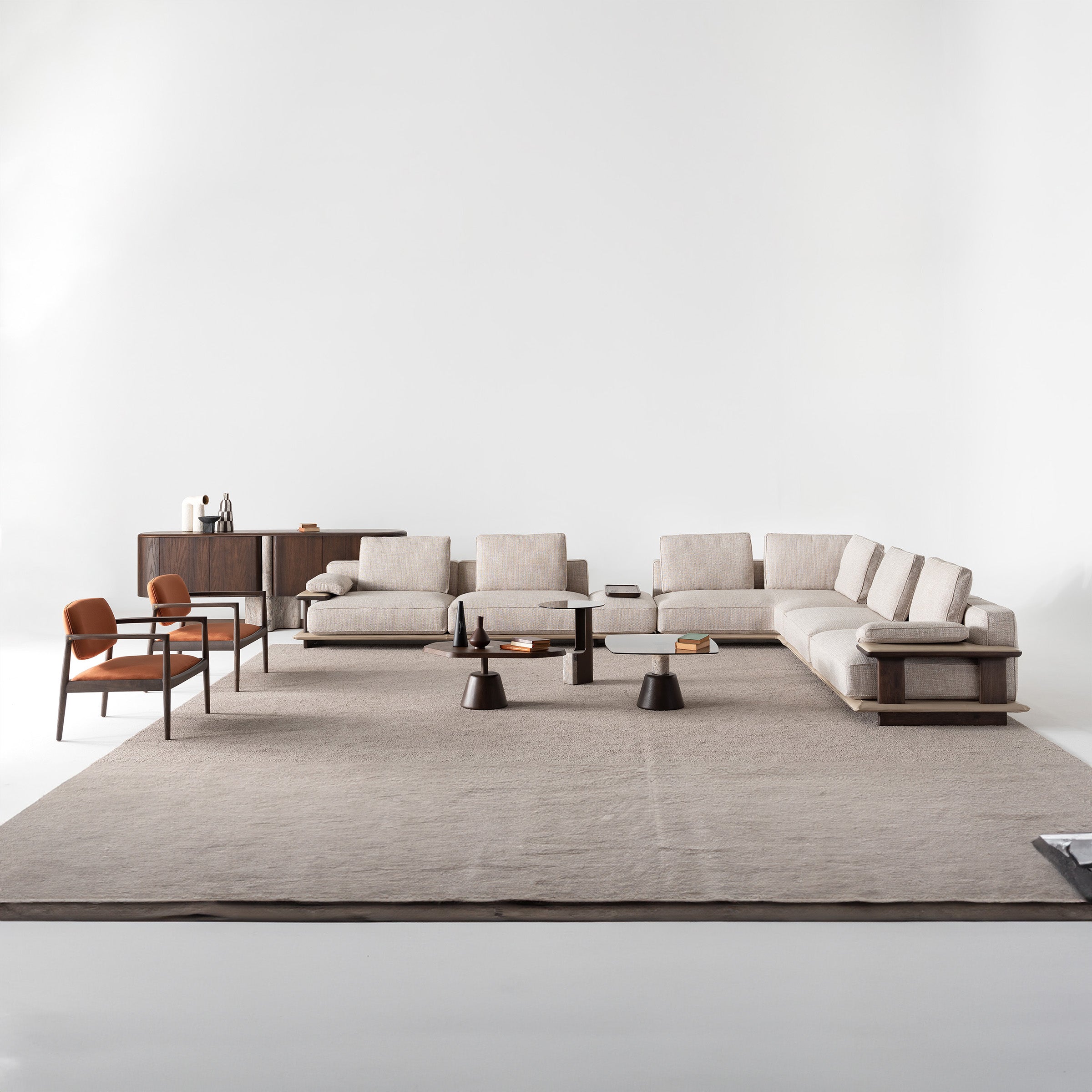 ODEON Corner 190cm MODULE for odeon sofa OD-B-004 -  Sofas - ebarza Furniture UAE | Shop Modern Furniture in Abu Dhabi & Dubai - مفروشات ايبازرا في الامارات | تسوق اثاث عصري وديكورات مميزة في دبي وابوظبي