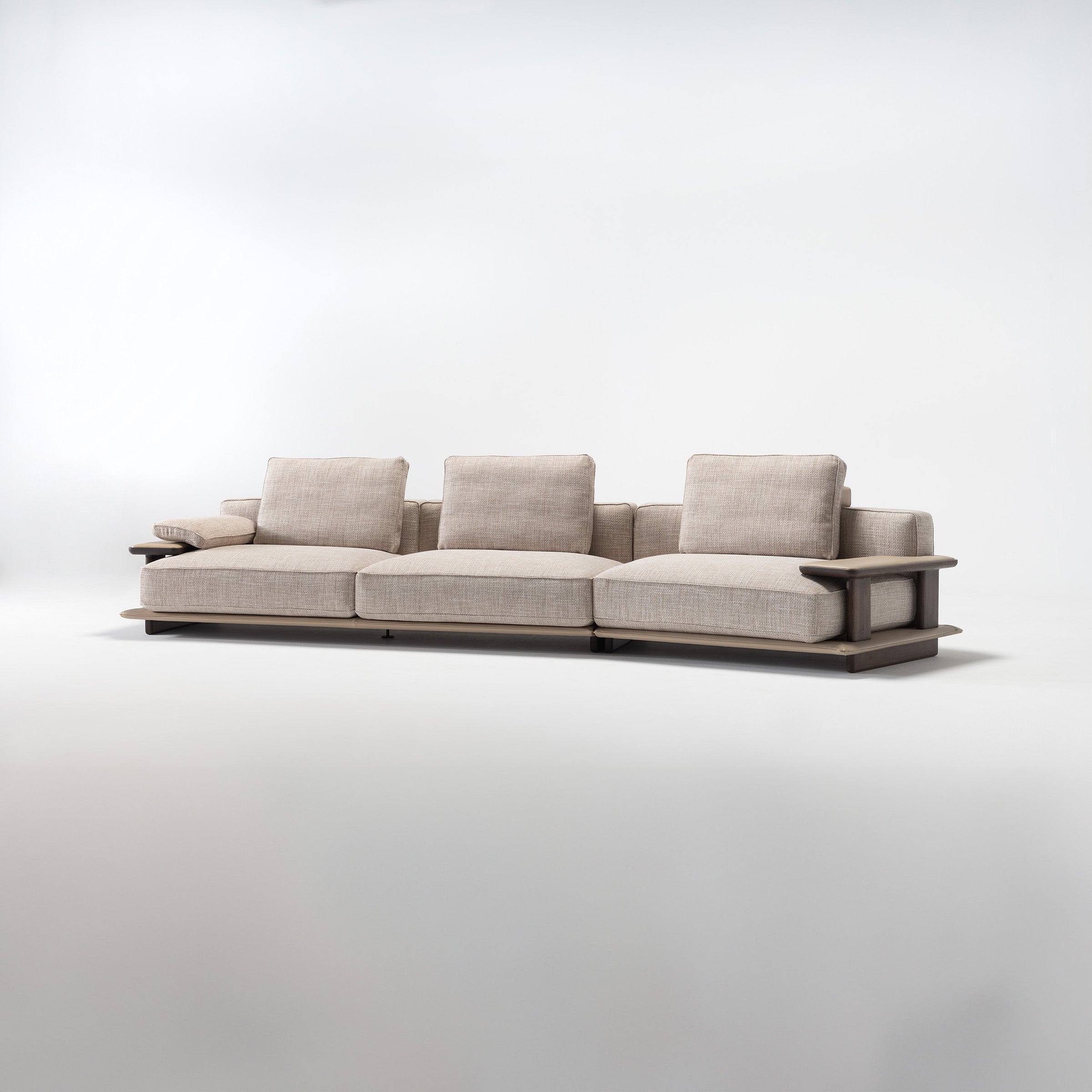 ODEON SINGLE MODULE WITH LEFT ARM 123cm for Odeon Sofa OD-L/M-ARM003 -  Sofas - ebarza Furniture UAE | Shop Modern Furniture in Abu Dhabi & Dubai - مفروشات ايبازرا في الامارات | تسوق اثاث عصري وديكورات مميزة في دبي وابوظبي