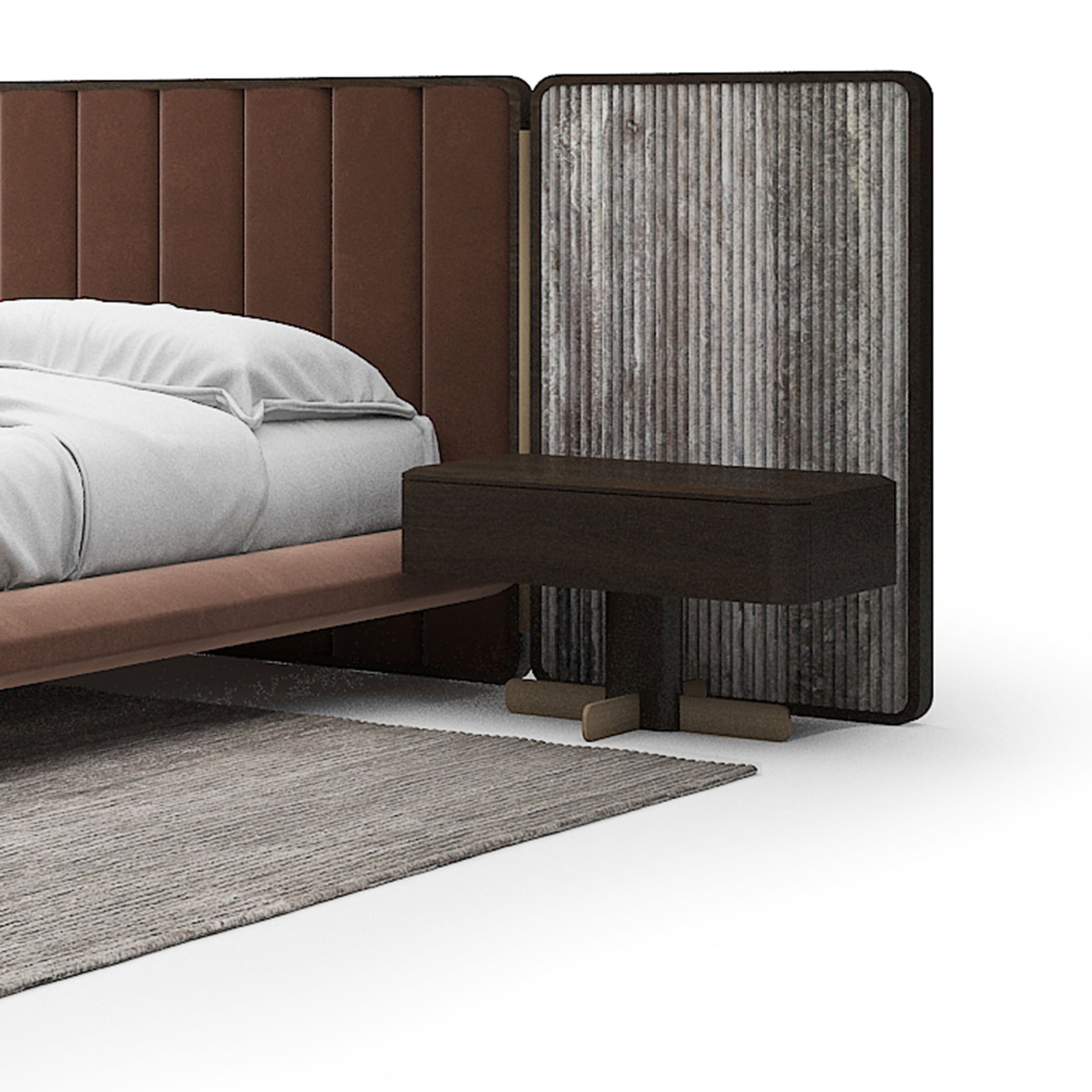 2X ODEON NIGHTSTAND OD-NS-001 -  Bed Side Table - ebarza Furniture UAE | Shop Modern Furniture in Abu Dhabi & Dubai - مفروشات ايبازرا في الامارات | تسوق اثاث عصري وديكورات مميزة في دبي وابوظبي