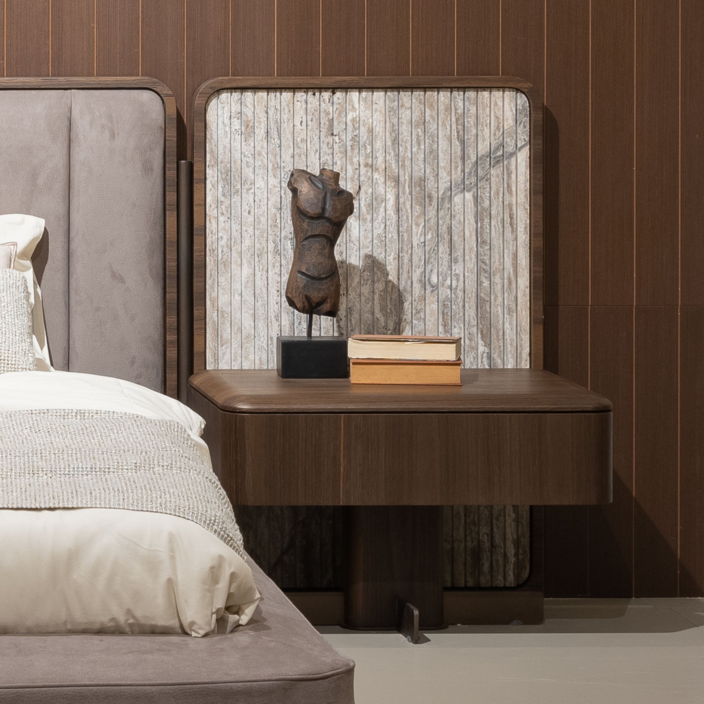 2X ODEON NIGHTSTAND OD-NS-001 -  Bed Side Table - ebarza Furniture UAE | Shop Modern Furniture in Abu Dhabi & Dubai - مفروشات ايبازرا في الامارات | تسوق اثاث عصري وديكورات مميزة في دبي وابوظبي