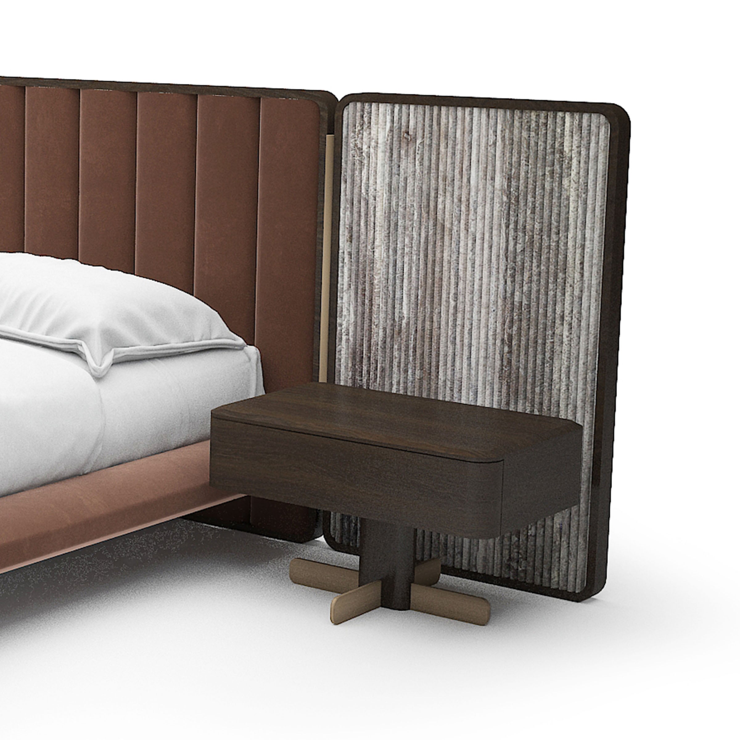 2X ODEON NIGHTSTAND OD-NS-001 -  Bed Side Table - ebarza Furniture UAE | Shop Modern Furniture in Abu Dhabi & Dubai - مفروشات ايبازرا في الامارات | تسوق اثاث عصري وديكورات مميزة في دبي وابوظبي