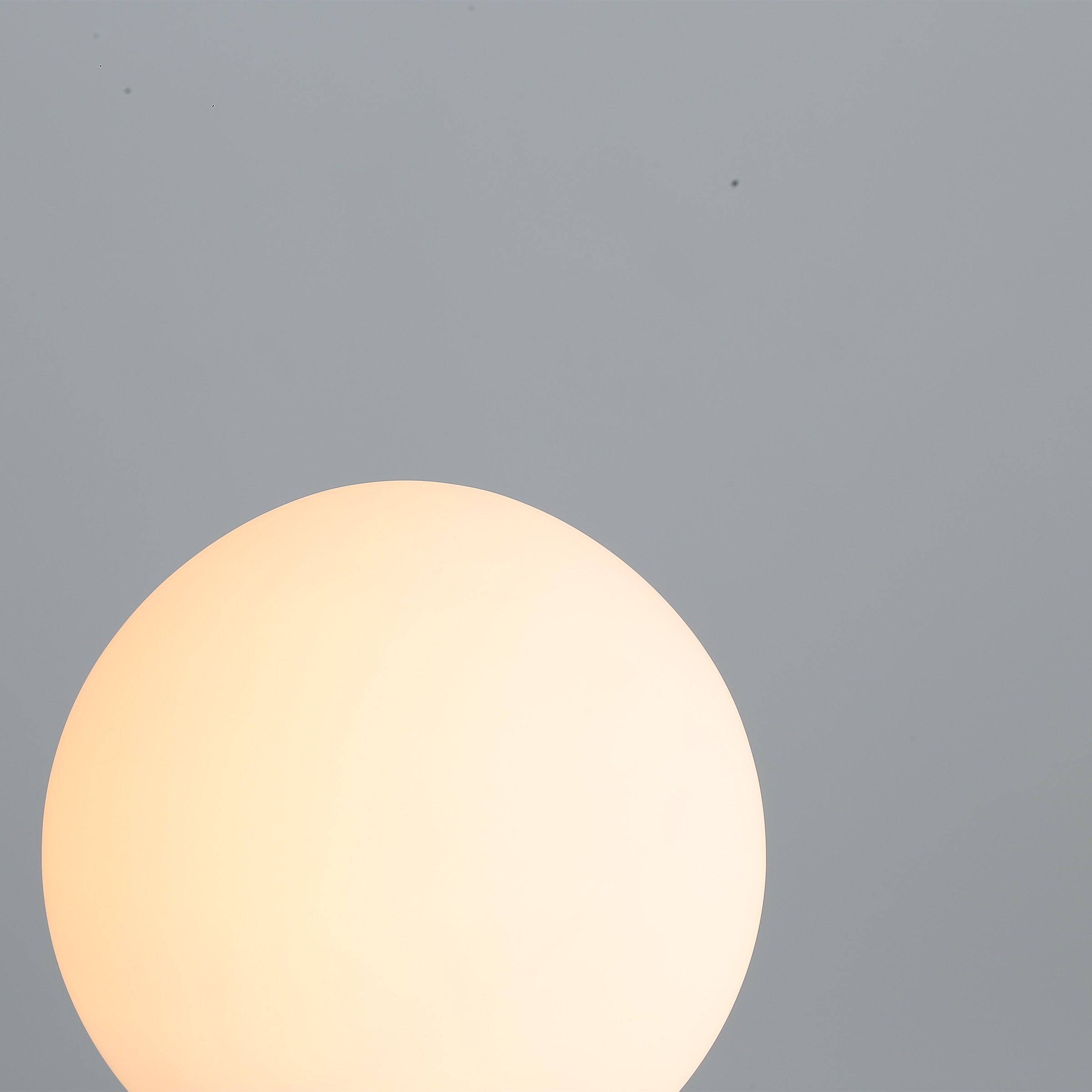 Opal Glass Shade With White Marble Base Table Lamp 8709T-We -  Desk\table Lamps - ebarza Furniture UAE | Shop Modern Furniture in Abu Dhabi & Dubai - مفروشات ايبازرا في الامارات | تسوق اثاث عصري وديكورات مميزة في دبي وابوظبي