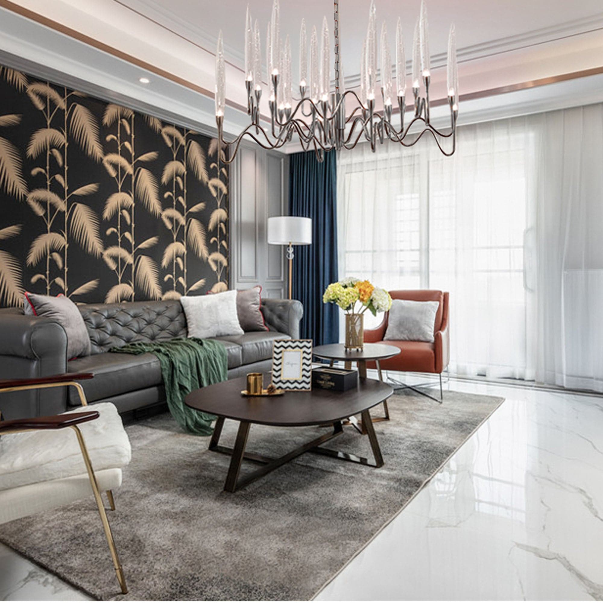 Opus Chandelier Cy-New-090-C -  Pendant Lamps - ebarza Furniture UAE | Shop Modern Furniture in Abu Dhabi & Dubai - مفروشات ايبازرا في الامارات | تسوق اثاث عصري وديكورات مميزة في دبي وابوظبي