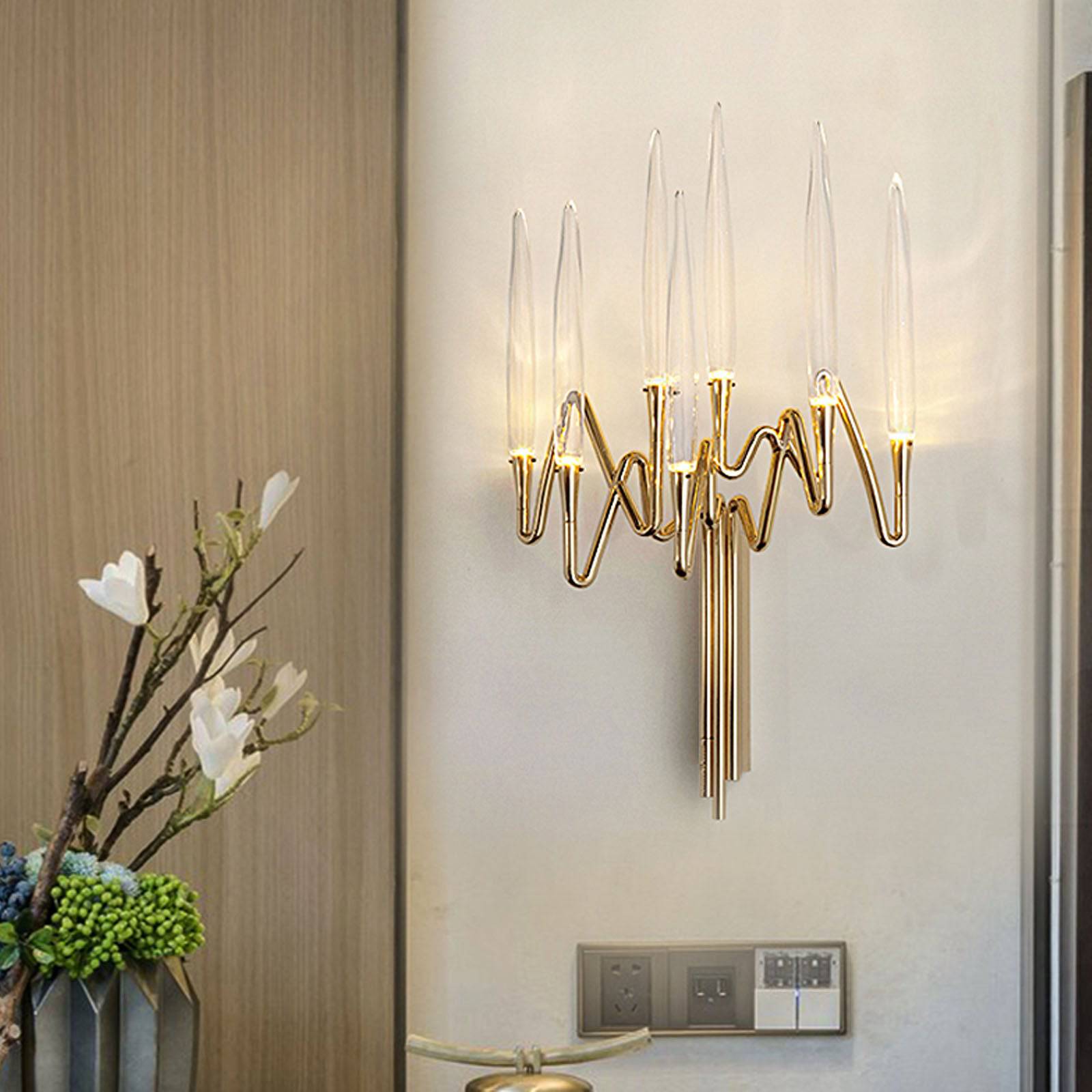 Opus Wall Lamp Cy-New-089-G -  Wall Lamps - ebarza Furniture UAE | Shop Modern Furniture in Abu Dhabi & Dubai - مفروشات ايبازرا في الامارات | تسوق اثاث عصري وديكورات مميزة في دبي وابوظبي