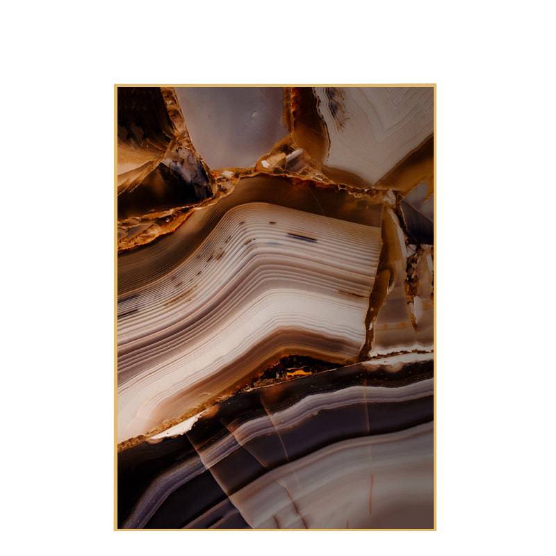Orange Crystal Printed Painting Wall Art Fa-H1813D -  Paintings - ebarza Furniture UAE | Shop Modern Furniture in Abu Dhabi & Dubai - مفروشات ايبازرا في الامارات | تسوق اثاث عصري وديكورات مميزة في دبي وابوظبي
