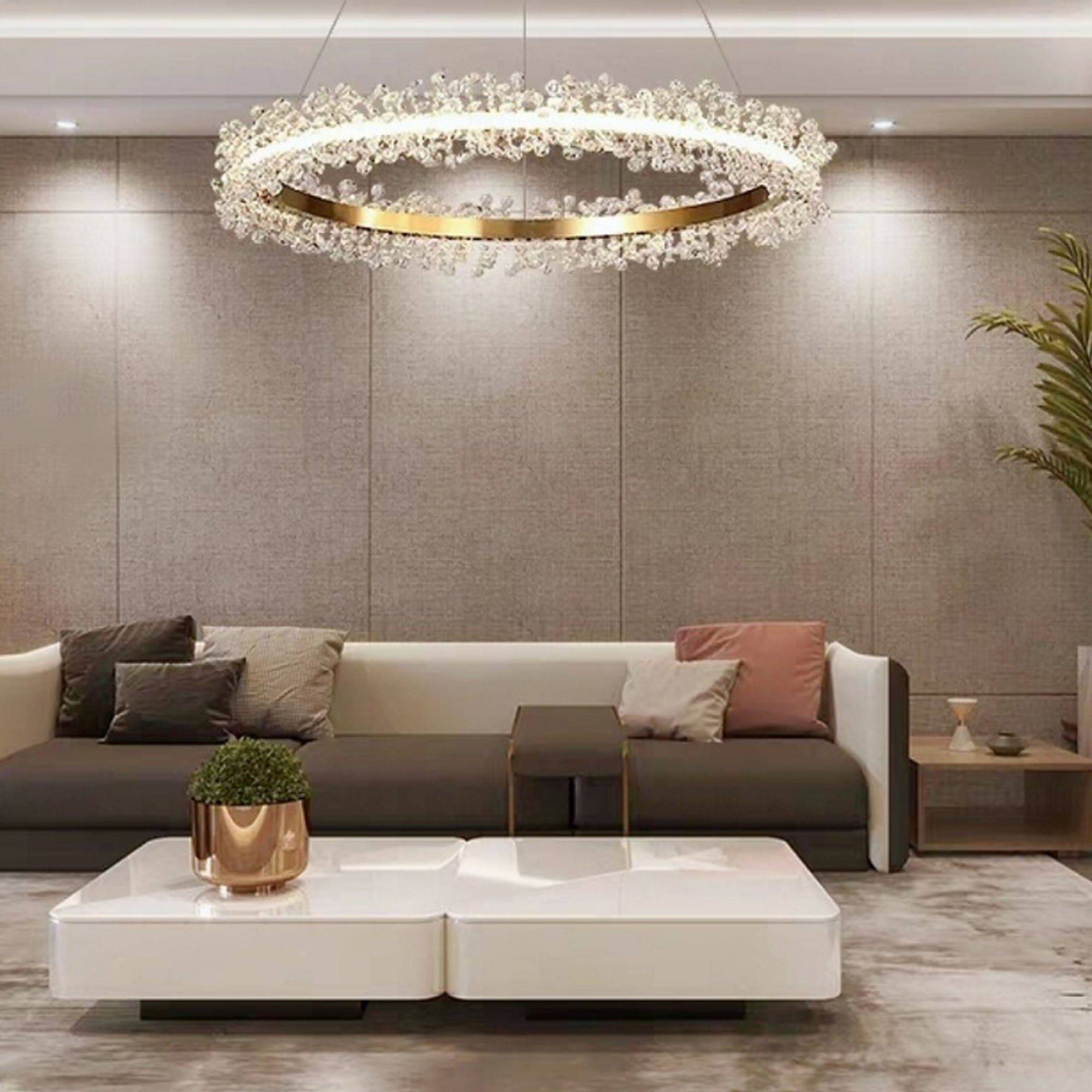 Orbit Chandelier Cy-New-092-G -  Pendant Lamps - ebarza Furniture UAE | Shop Modern Furniture in Abu Dhabi & Dubai - مفروشات ايبازرا في الامارات | تسوق اثاث عصري وديكورات مميزة في دبي وابوظبي