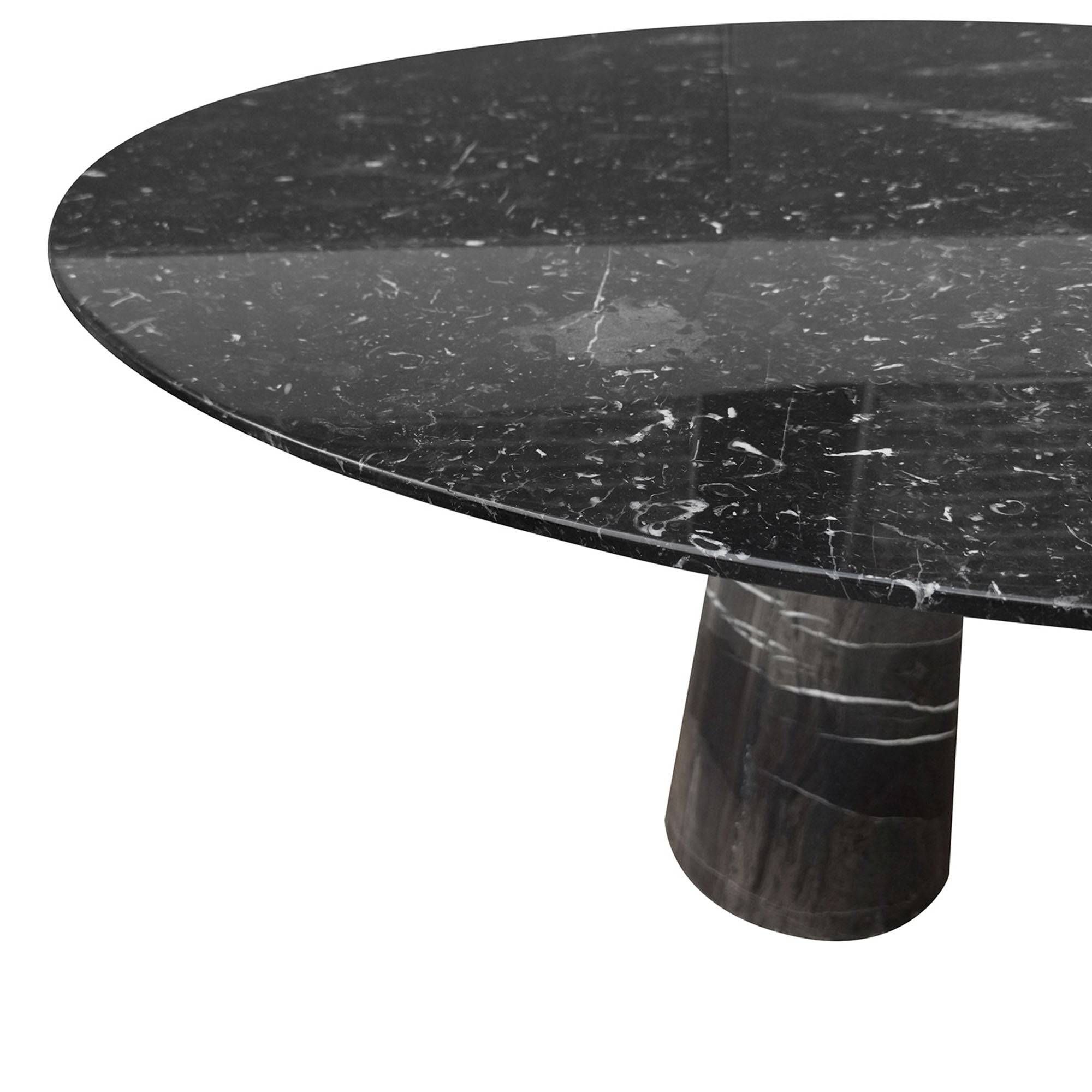 Palma Natural Marble Dining Table - 308DT -  Dining Tables - ebarza Furniture UAE | Shop Modern Furniture in Abu Dhabi & Dubai - مفروشات ايبازرا في الامارات | تسوق اثاث عصري وديكورات مميزة في دبي وابوظبي