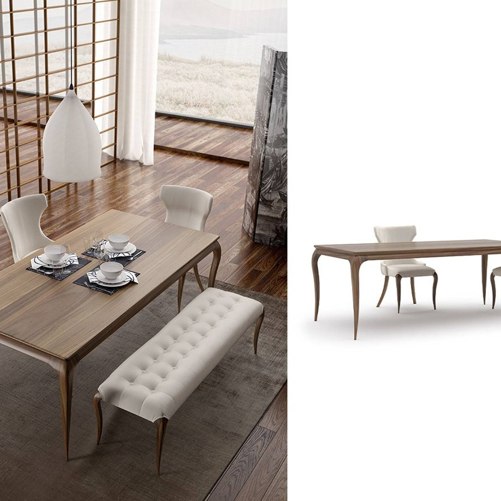 Palmira Dining Table Plam-01Table -  Dining Tables - ebarza Furniture UAE | Shop Modern Furniture in Abu Dhabi & Dubai - مفروشات ايبازرا في الامارات | تسوق اثاث عصري وديكورات مميزة في دبي وابوظبي