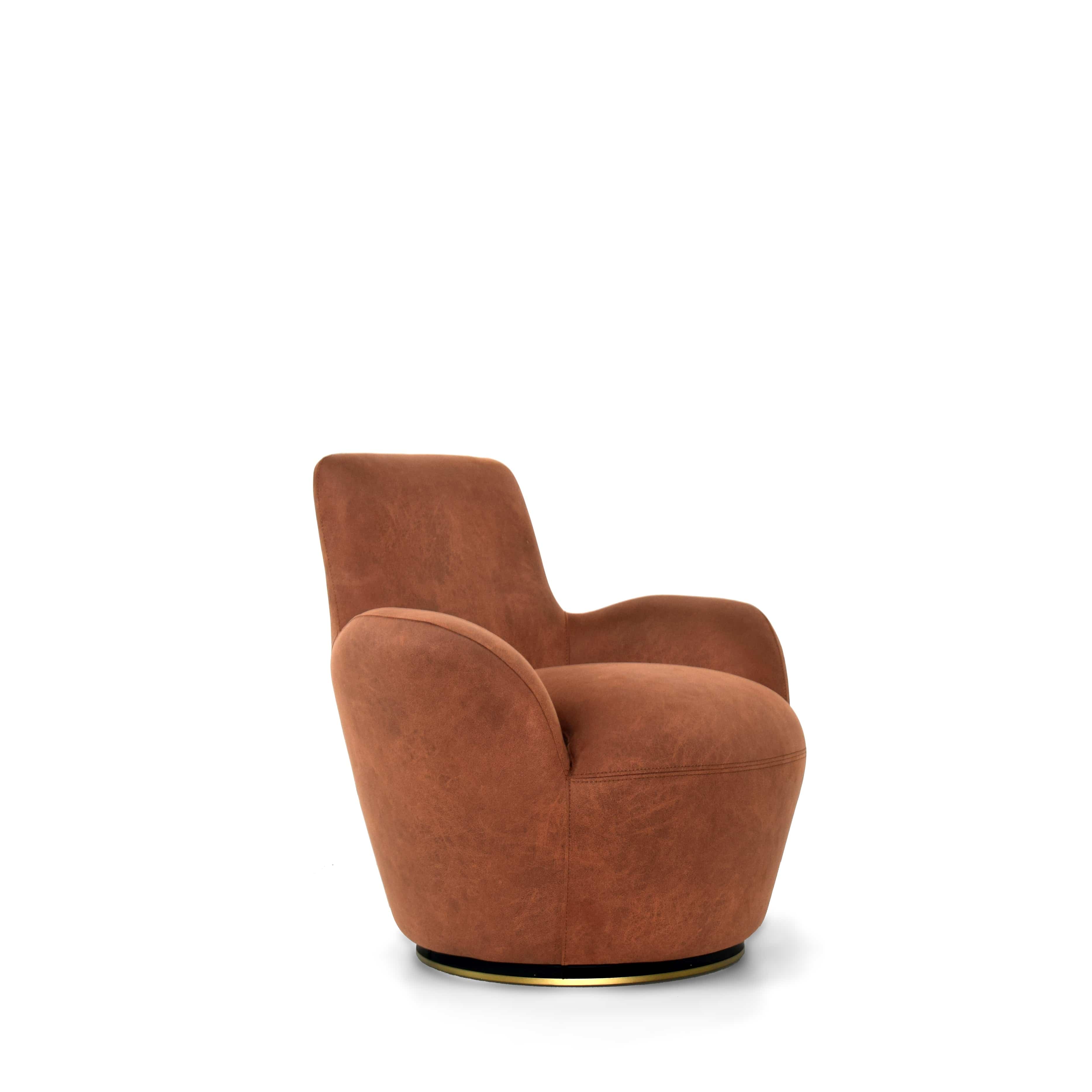 Pascal Lounge Chair Pscllc-048 -  Lounge Chairs - ebarza Furniture UAE | Shop Modern Furniture in Abu Dhabi & Dubai - مفروشات ايبازرا في الامارات | تسوق اثاث عصري وديكورات مميزة في دبي وابوظبي