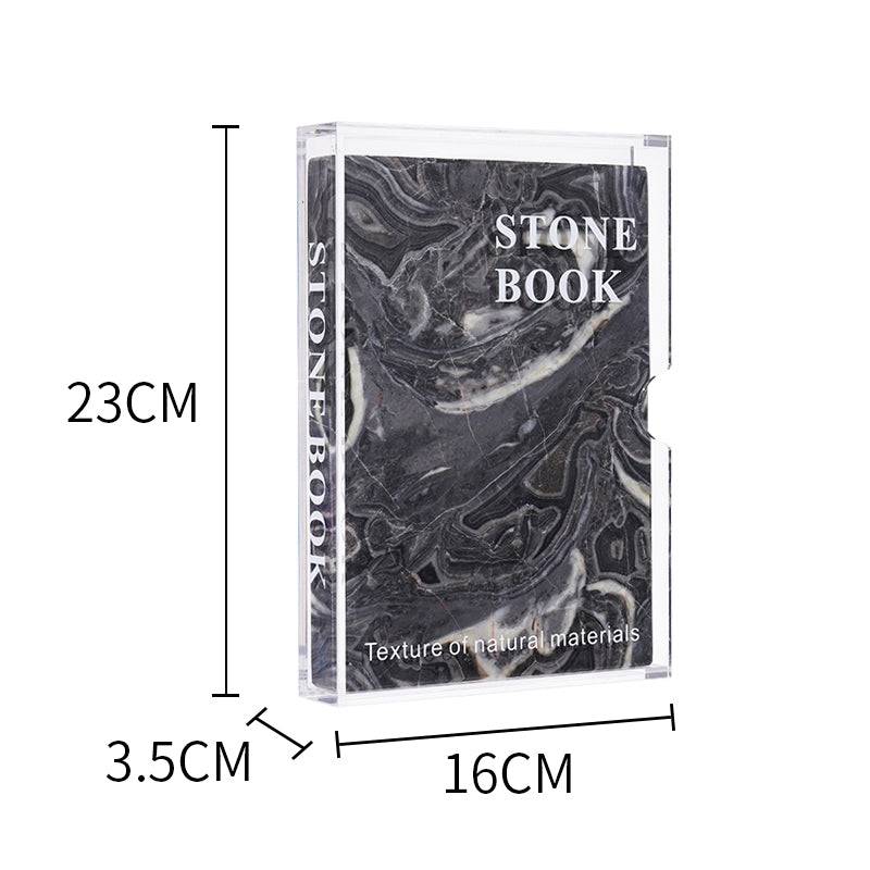 Pattern Stone Book Fb-T2122A -  Home Decor Figurines - ebarza Furniture UAE | Shop Modern Furniture in Abu Dhabi & Dubai - مفروشات ايبازرا في الامارات | تسوق اثاث عصري وديكورات مميزة في دبي وابوظبي
